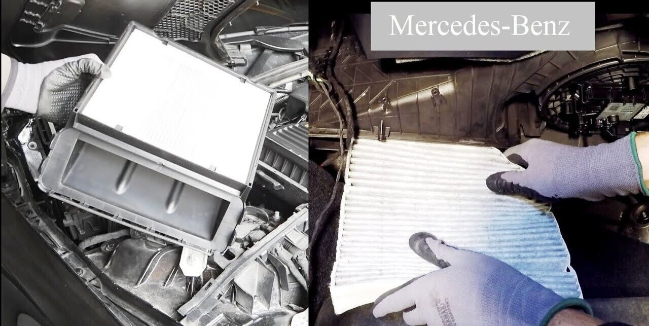 Mercedes C63 C63s AMG 0W40 Oil & Air filter kit OEM Genuine SERVICE B 2016-2023 - Image 22