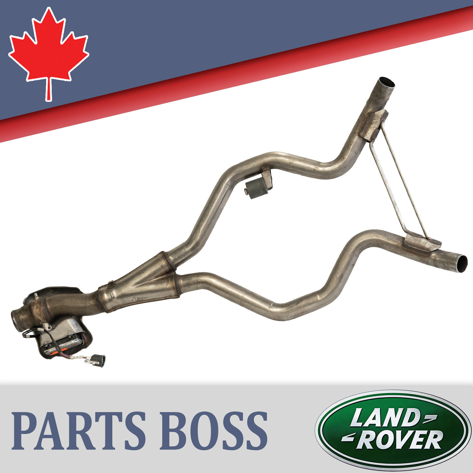 Range Rover 2016-2018 3.0L TD6 Diesel OEM Intermediate Pipe Shield w/Flap