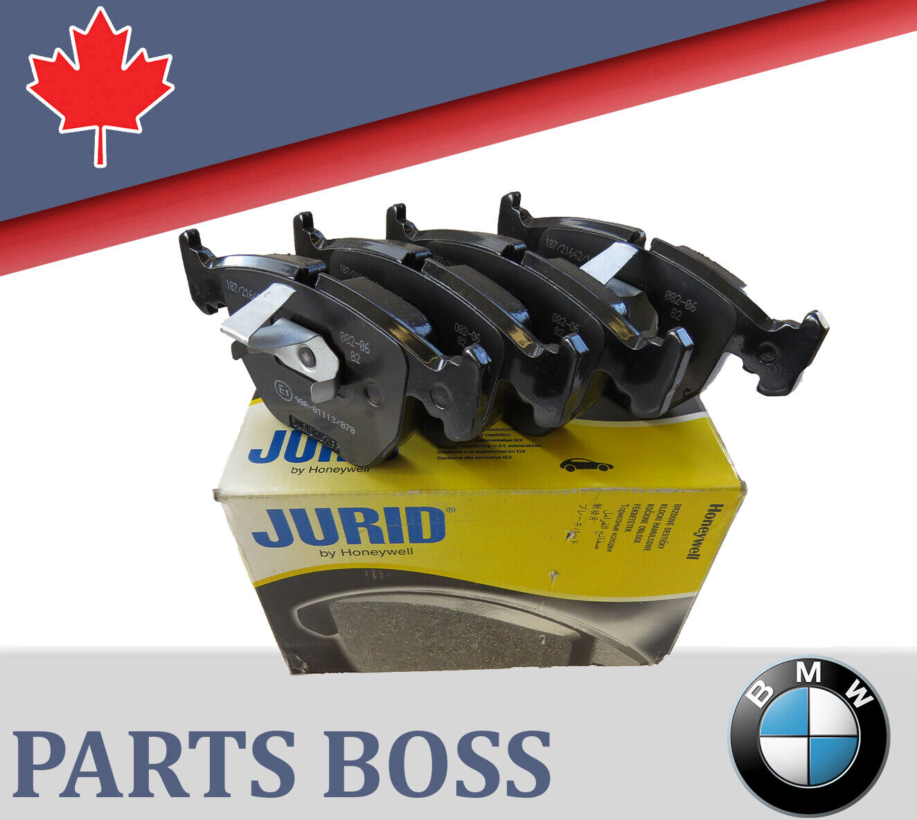 BMW 530 540 740 X5 1995-2001 2002 2003 2004 2005 2006 OEM Brake Pads Set Front