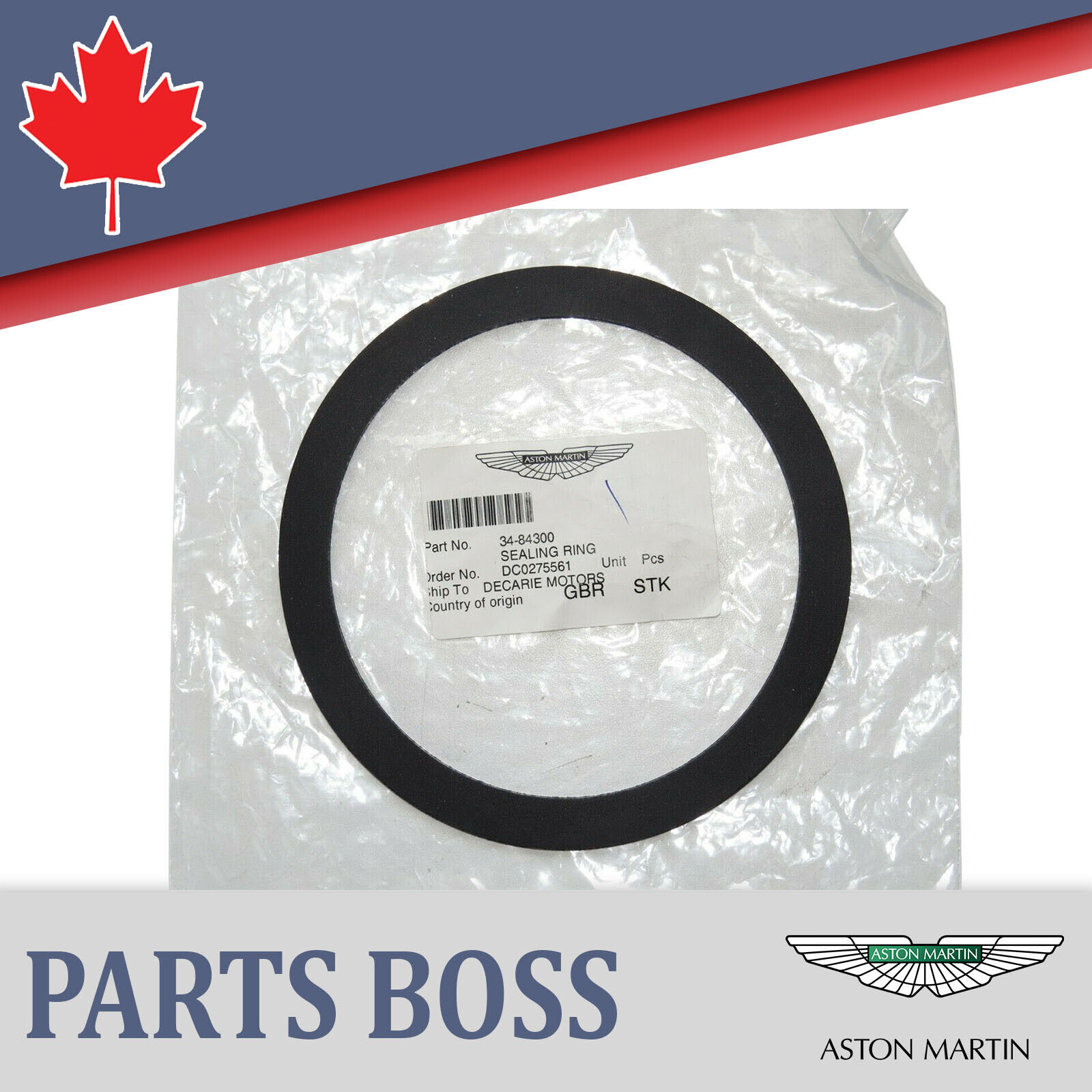 Aston Martin DB7 Vanquish 2001-2007 OEM Fuel Tank Sealing Ring