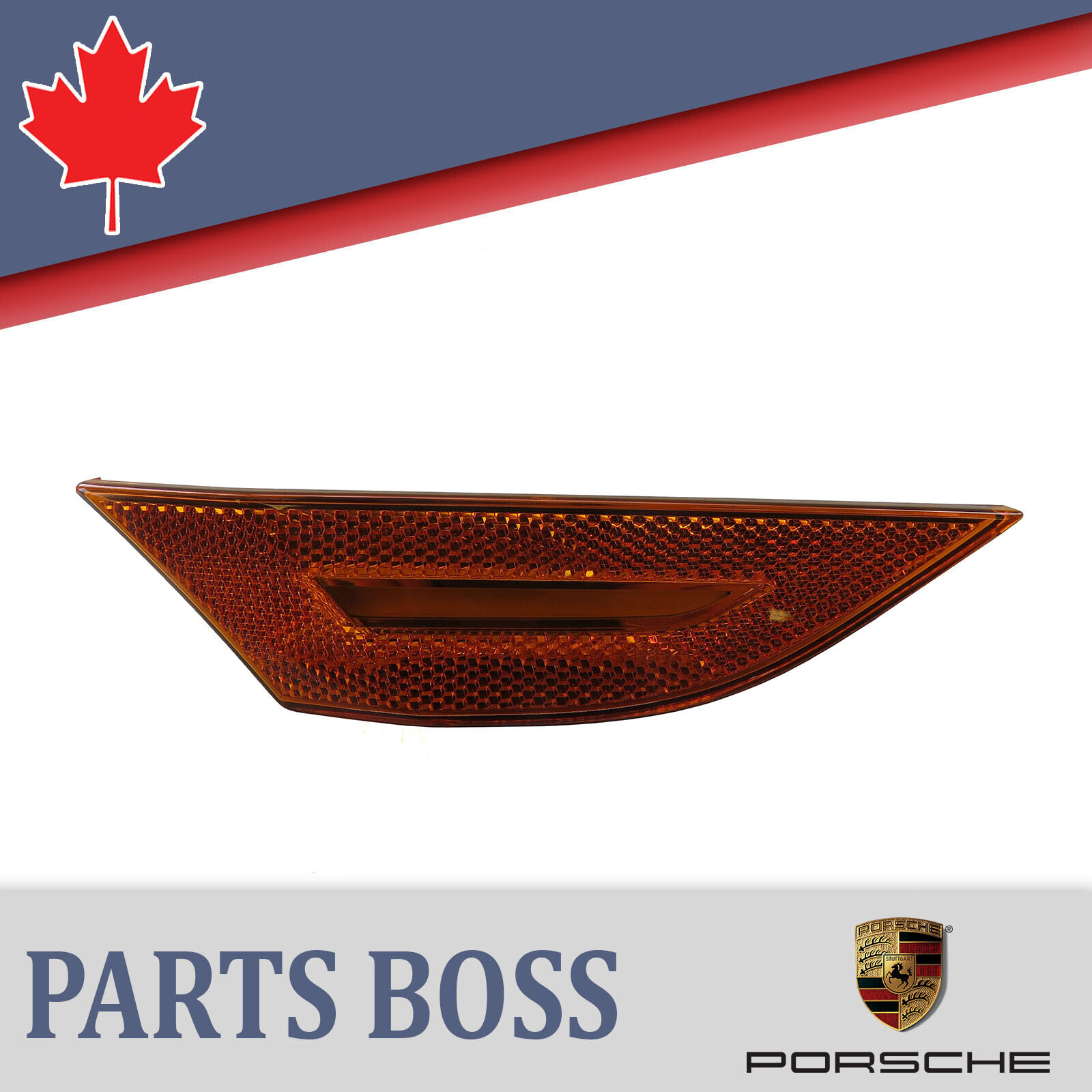 Porsche 911 2014-2015 OEM Front Right Side Marker Turn Signal Lamp Assembly