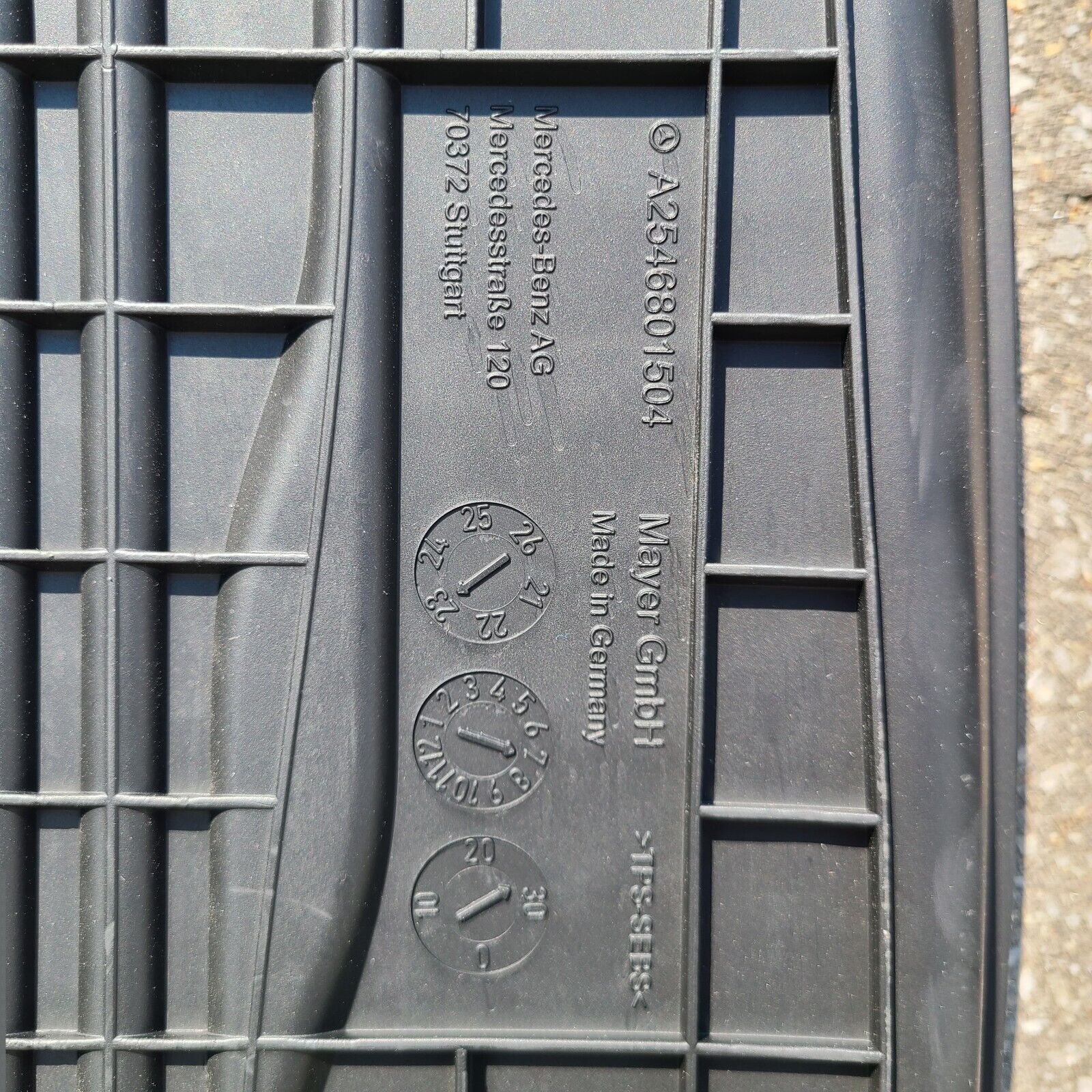 Mercedes GLC300 FRONT Winter Rubber Floor mat set OEM 2023 2024 X254 Genuine - Image 8