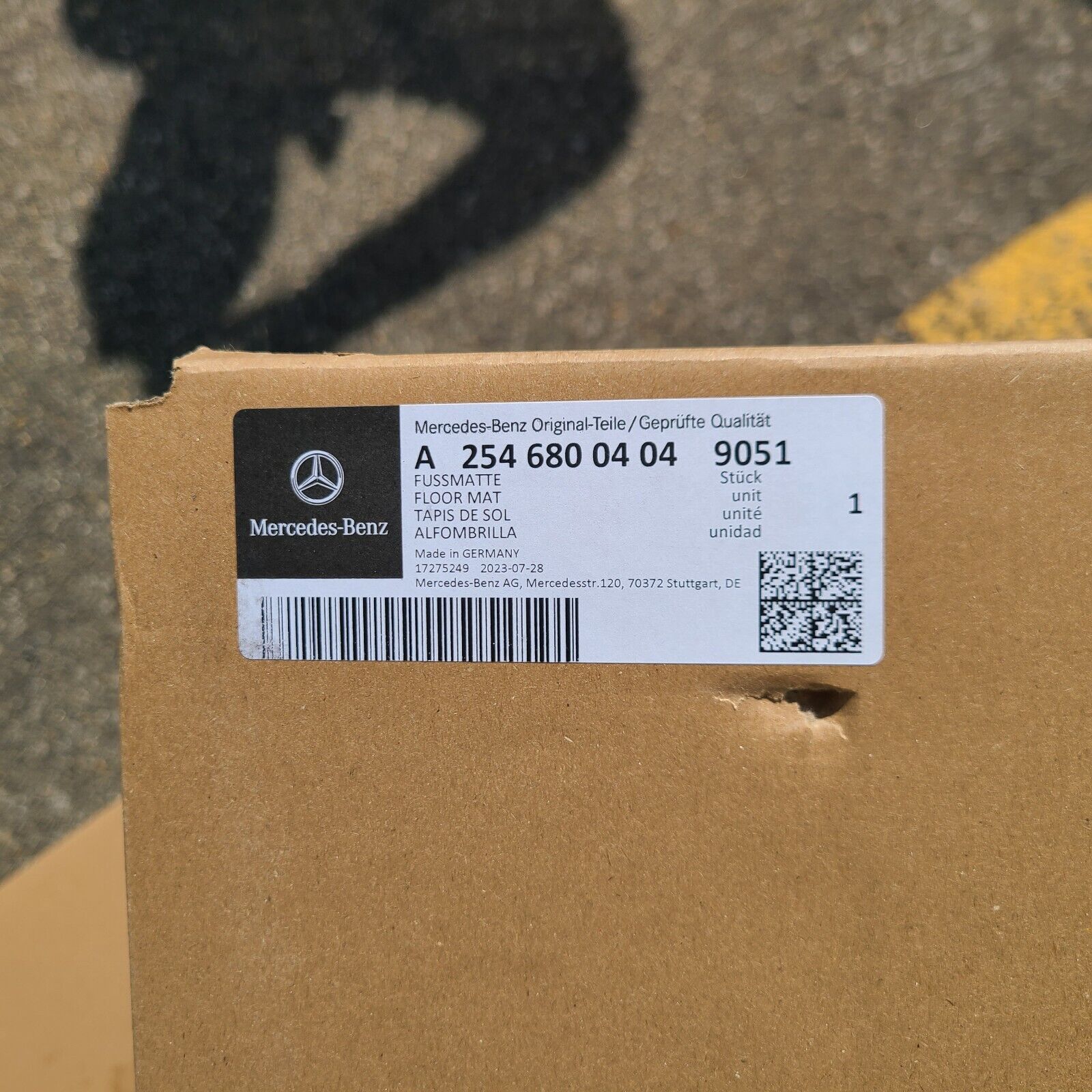 Mercedes GLC300 FRONT Winter Rubber Floor mat set OEM 2023 2024 X254 Genuine - Image 10