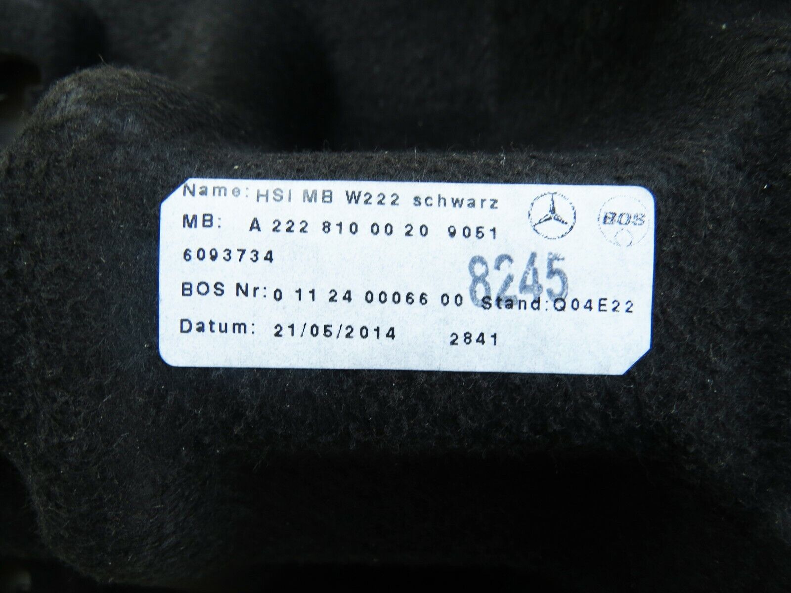Mercedes S63 S65 S600 Maybach S600 2014-2016 OEM Sun Shade Roller Blind - Image 3