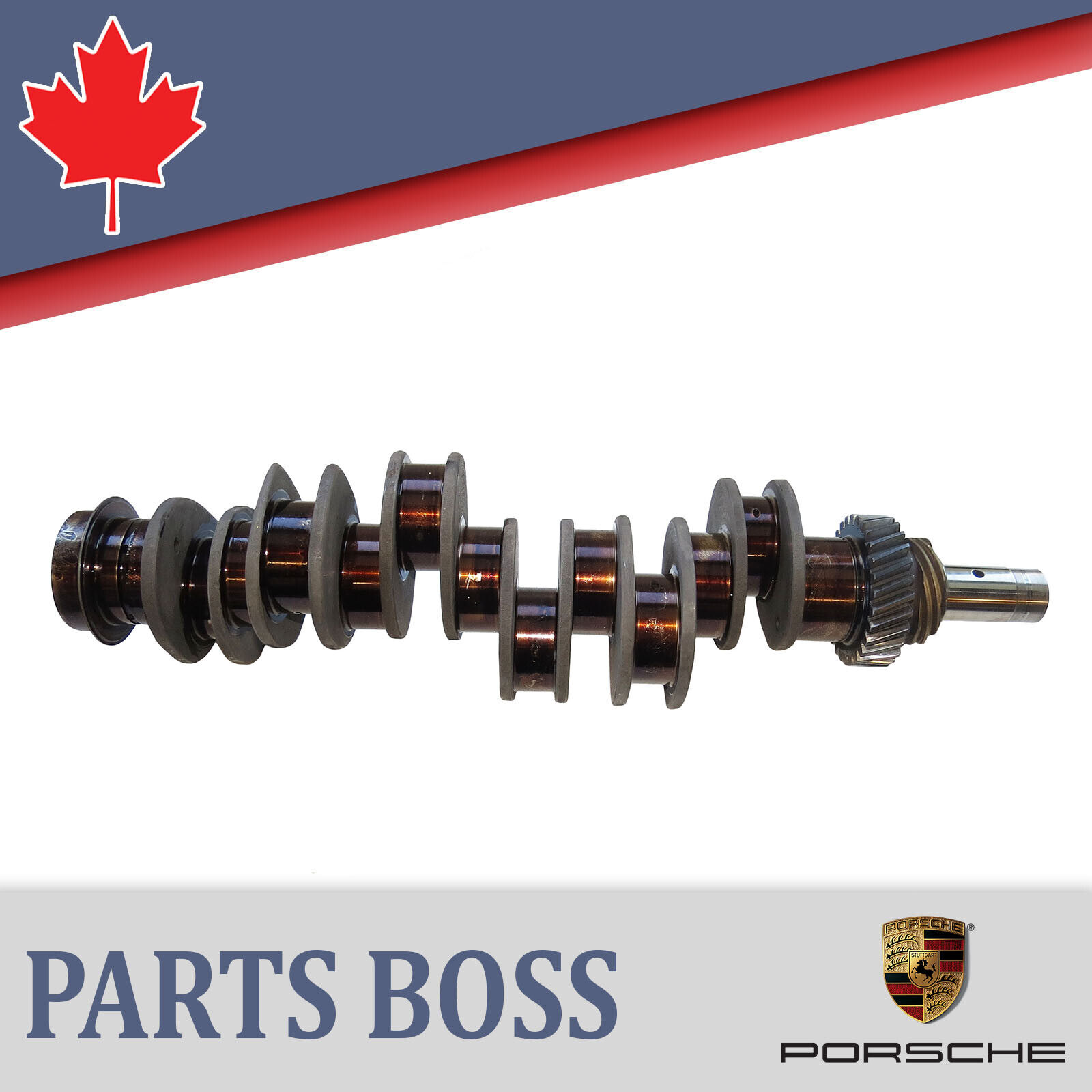 Porsche 911 2.0L 2.2L 6 Cylinder 1965-1971 OEM Engine Crankshaft