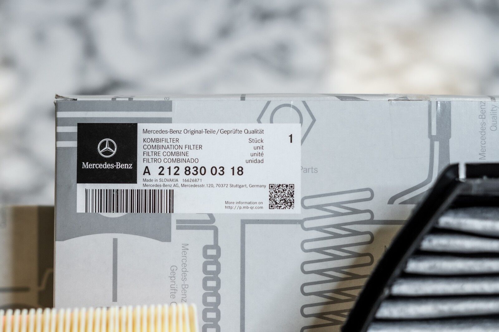 Mercedes AMG GT GTS GTC GTR 0W40 Oil & Air filter kit OEM Genuine SERVICE B – Image 8