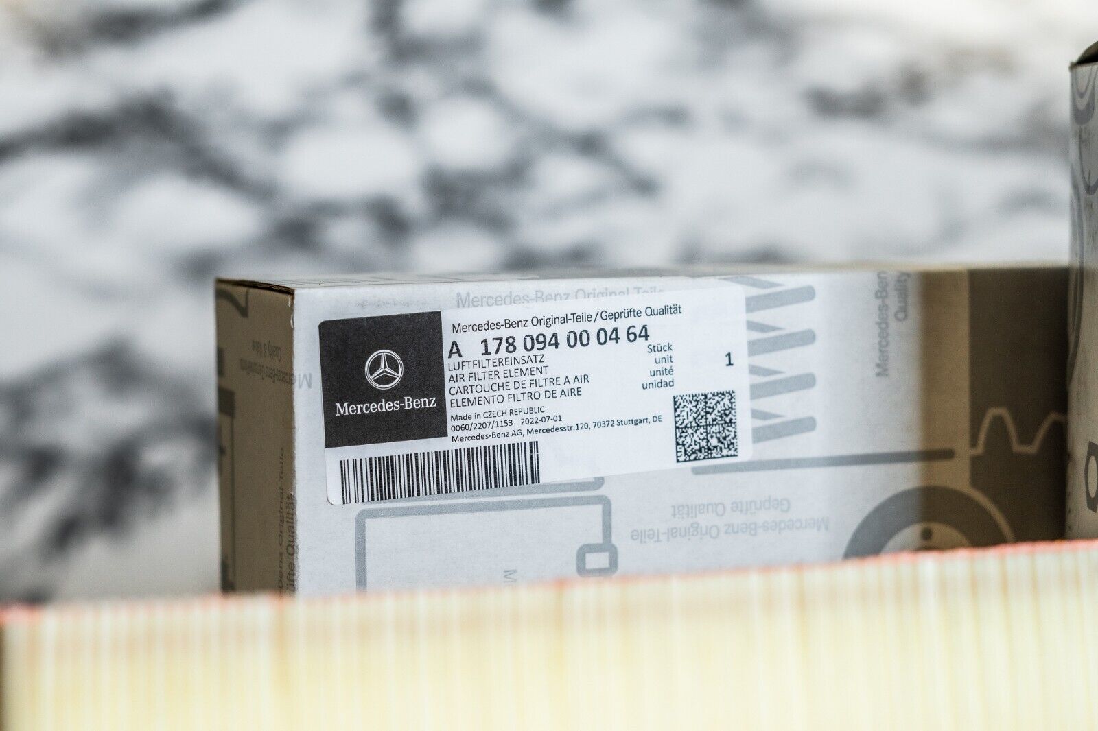 Mercedes AMG GT GTS GTC GTR 0W40 Oil & Air filter kit OEM Genuine SERVICE B – Image 9