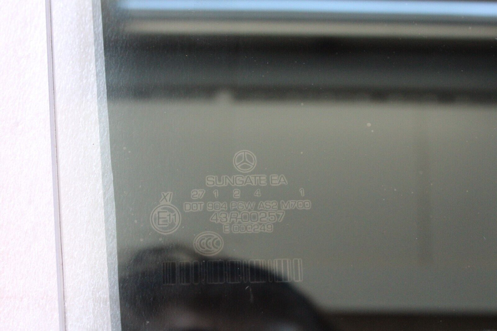 Mercedes-Benz S350 2009 2010 2011 2012 2013 OEM Rear Right Door Window Glass - Image 8