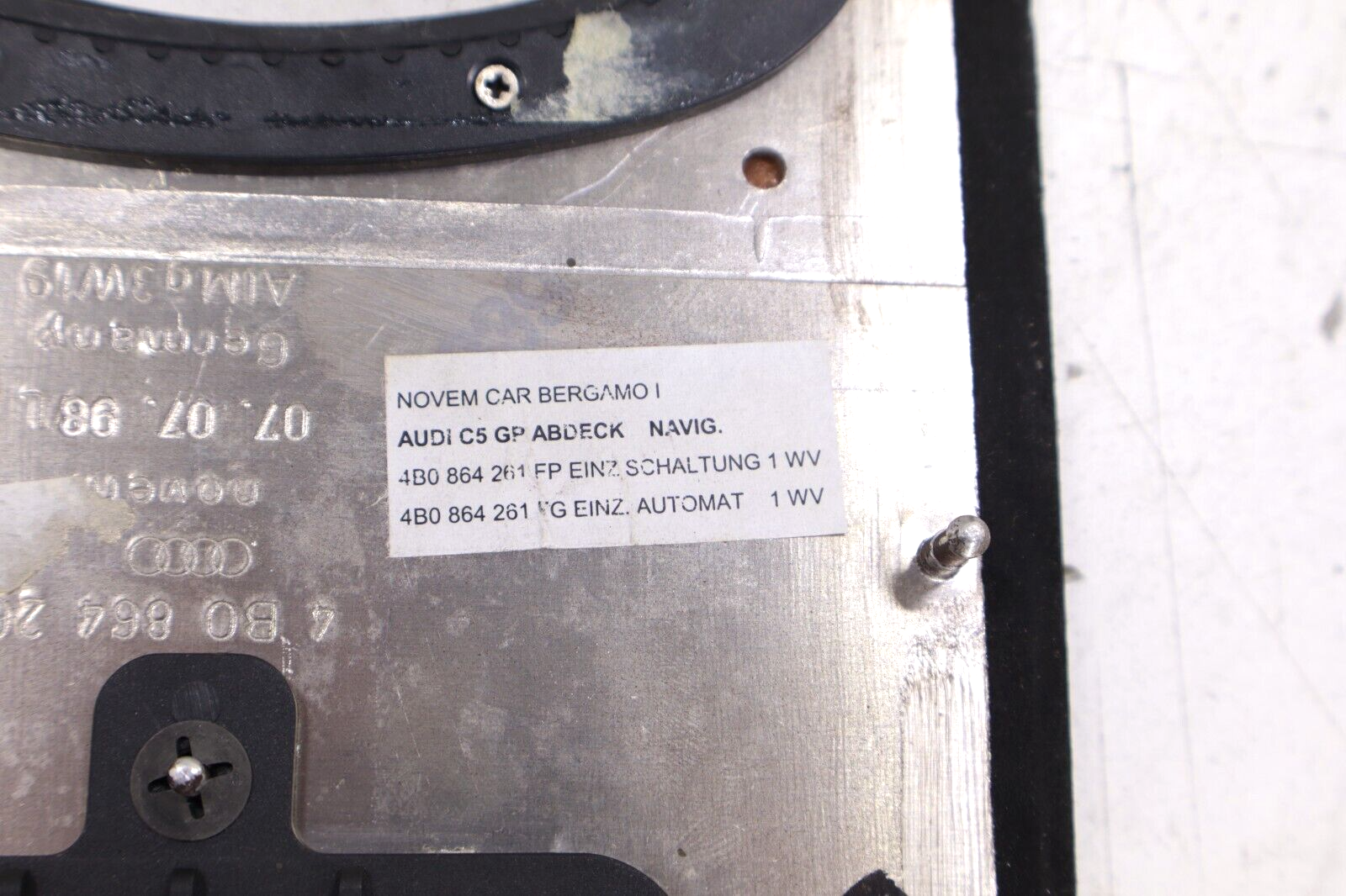 Audi A6 Quattro S6 1998-2004 OEM Shifter Trim W/Center Console Trim - Image 11