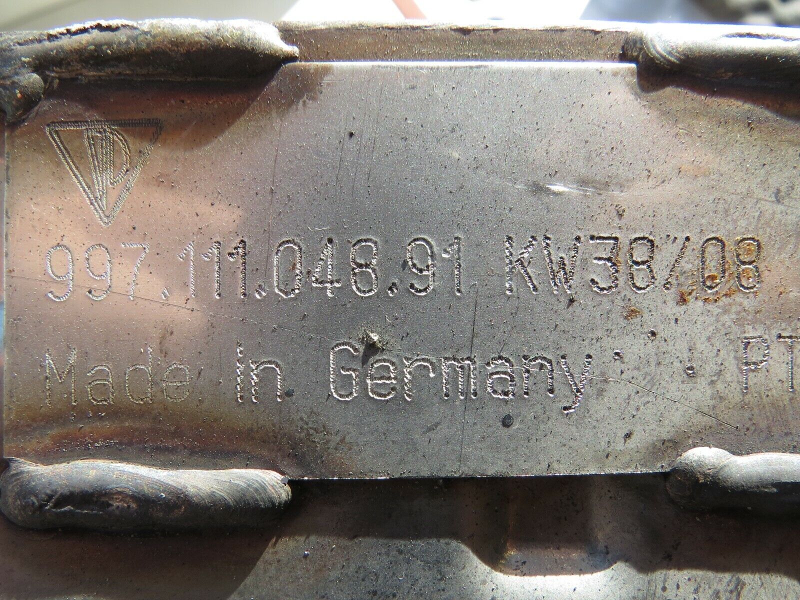 Porsche 911 997 Carrera 2005-2008 OEM Rear Right Side Exhaust Muffler - Image 12