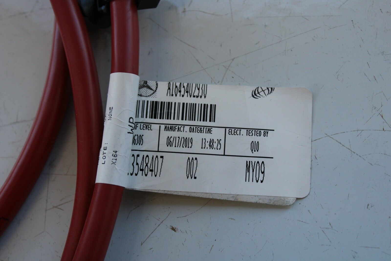 Mercedes GL350 ML320 ML350 2009 2010 OEM Positive Battery Cable - Image 11