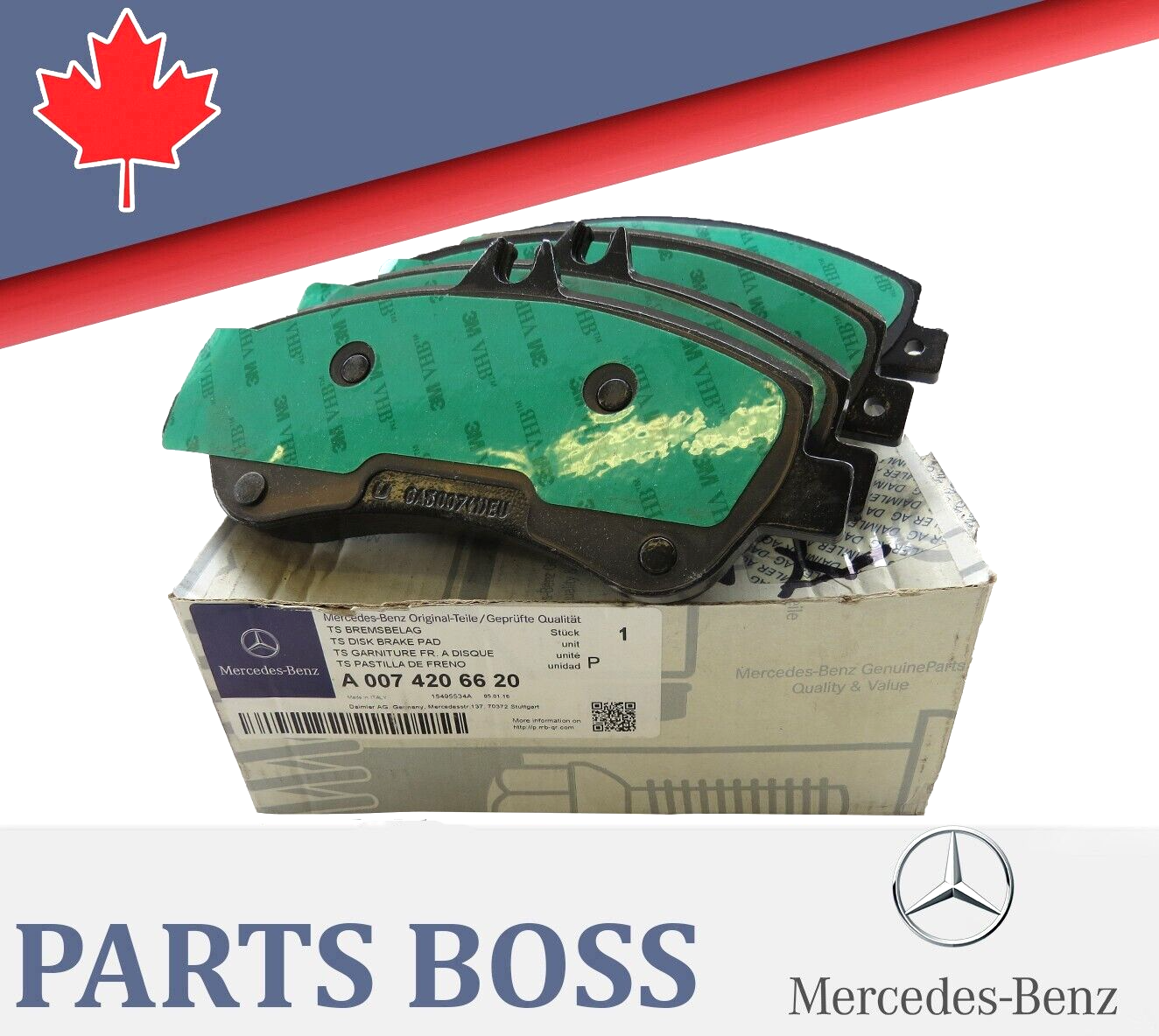 Mercedes GLK250 GLK350 Front Brake pad seat OEM 2010 2011 2012 2013 2014 2015