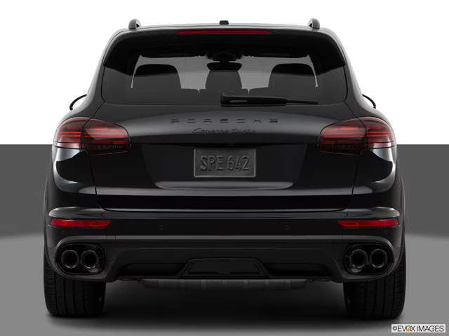 Porsche Cayenne GTS Turbo S Sport Exhaust Muffler Tips Black 2015-2018 OEM Set – Image 17