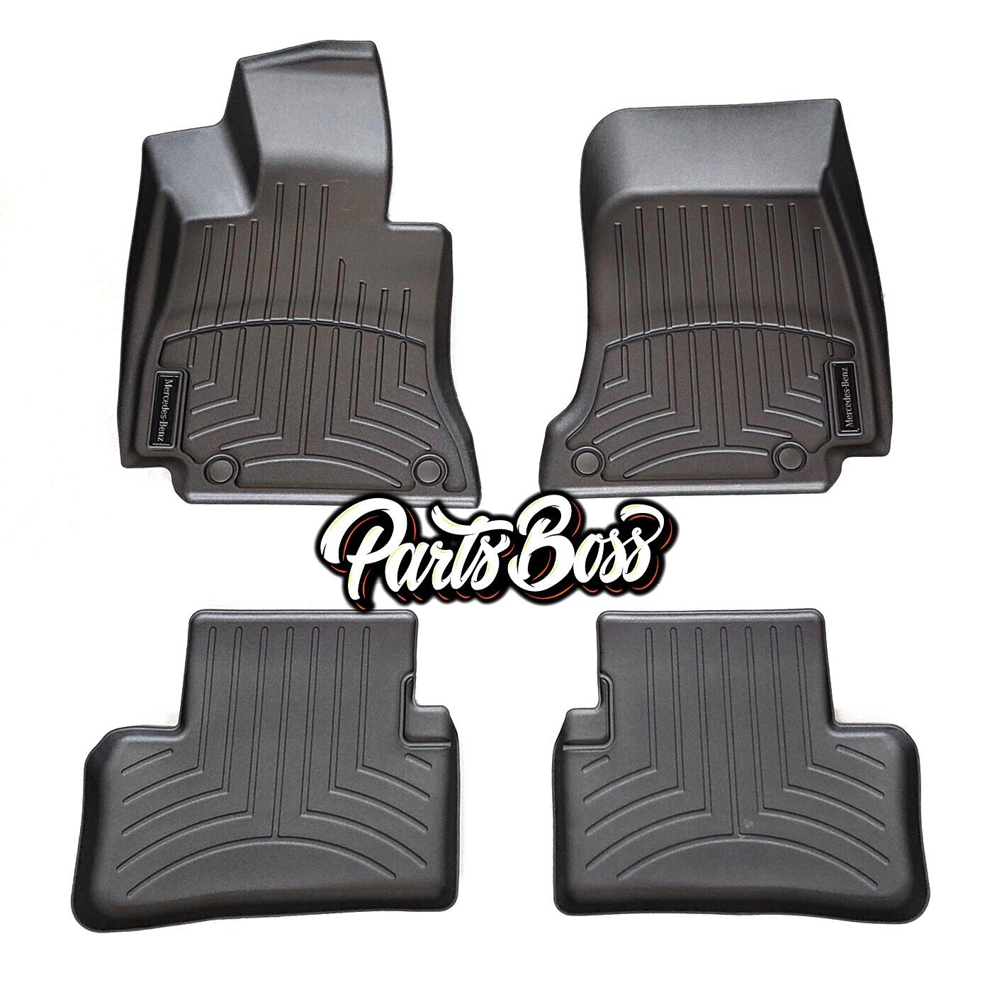 Mercedes GLC300 GLC43 GLC63 AMG 2016-2022 OEM All Season Rubber Floor Mat set