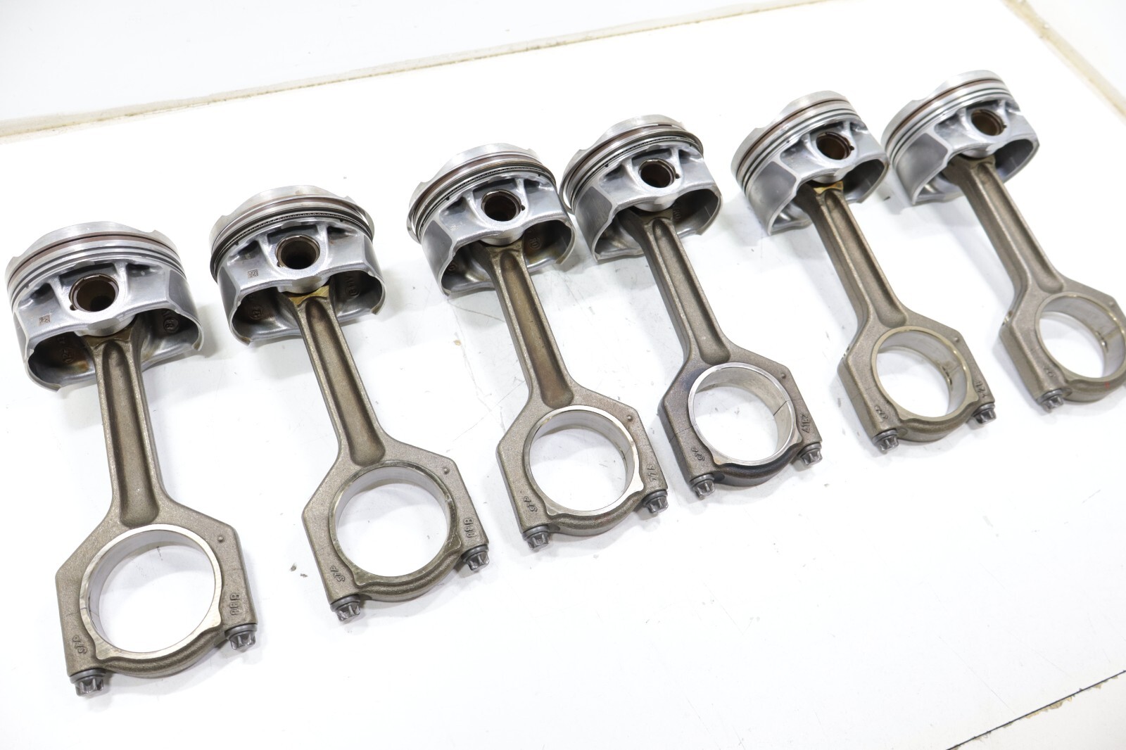 BMW 535 640 740 X3 X5 X6 3.0L 2010-2019 Engine Piston w/Connecting Rod Set of 6 - Image 4