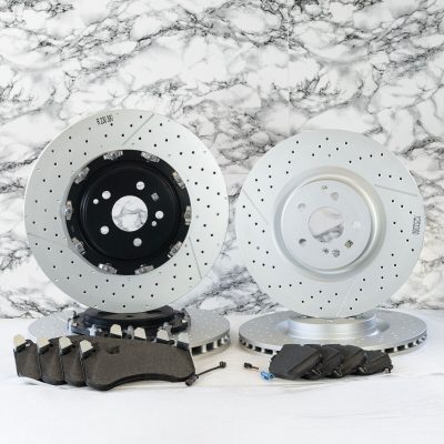 Mercedes GLC63 GLC63s AMG Brake Rotor & pad SET OEM 2 piece Front 2018-2021