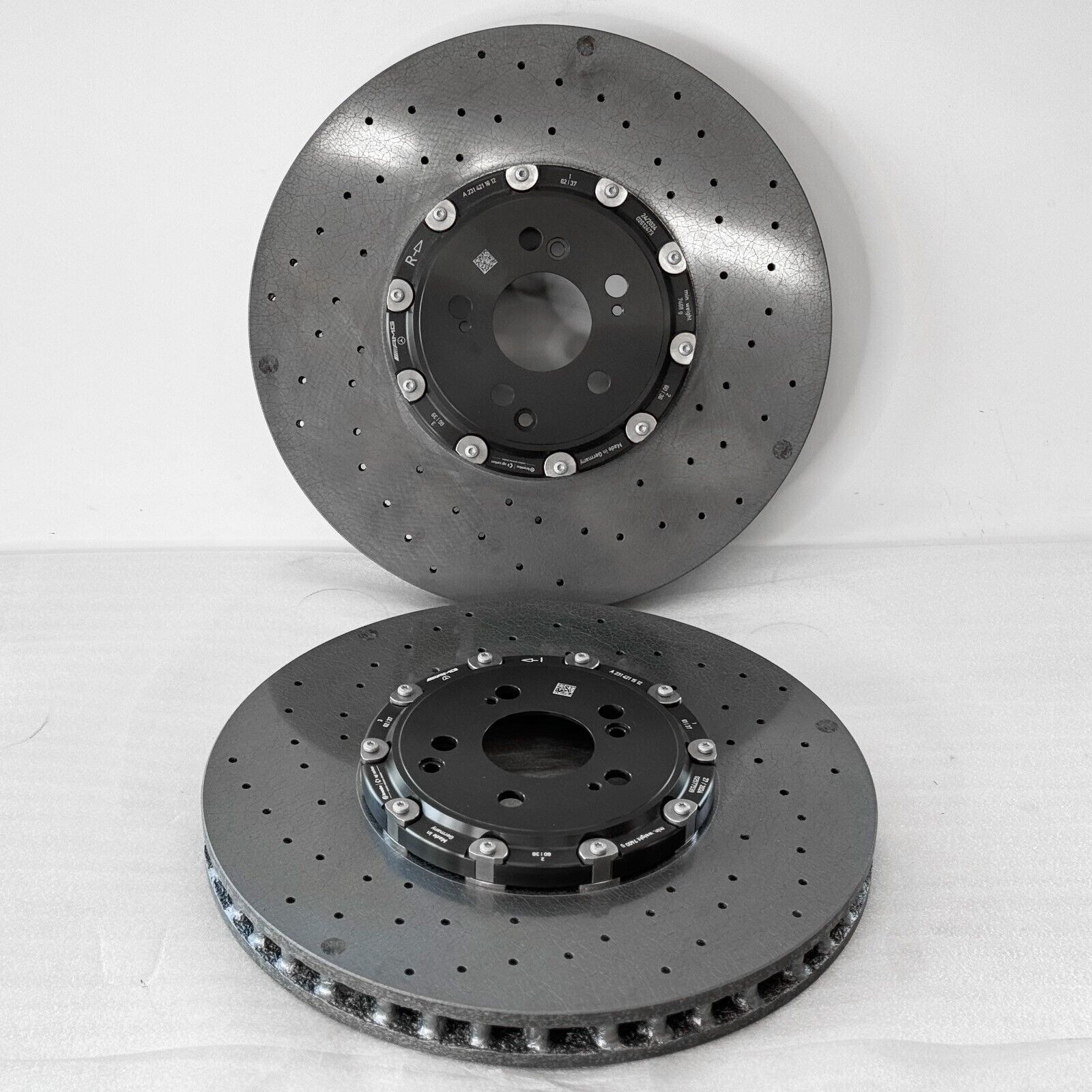 Mercedes AMG GT GT63s C63s E63s CLS63 Front Carbon Ceramic Brake Rotor SET OEM