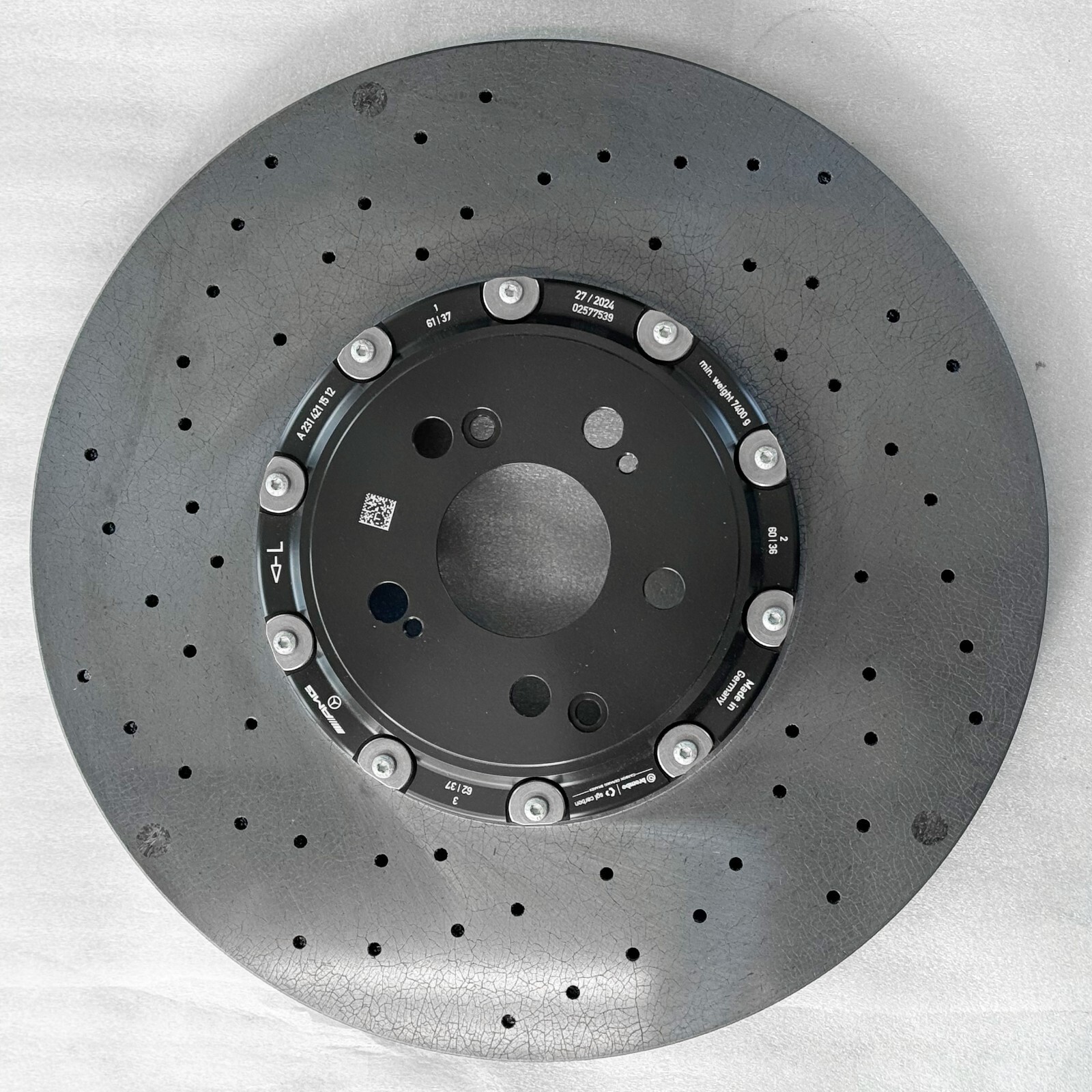 Mercedes AMG GT GT63s C63s E63s CLS63 Front Carbon Ceramic Brake Rotor SET OEM - Image 7