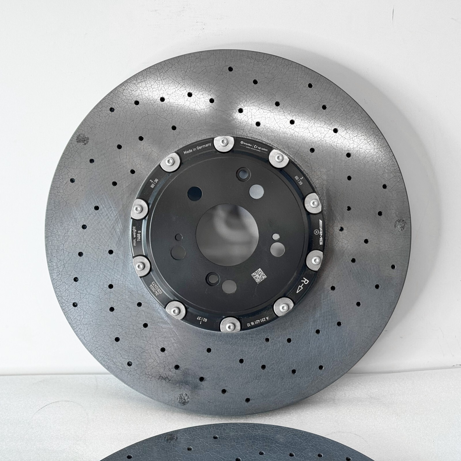 Mercedes AMG GT GT63s C63s E63s CLS63 Front Carbon Ceramic Brake Rotor SET OEM - Image 8