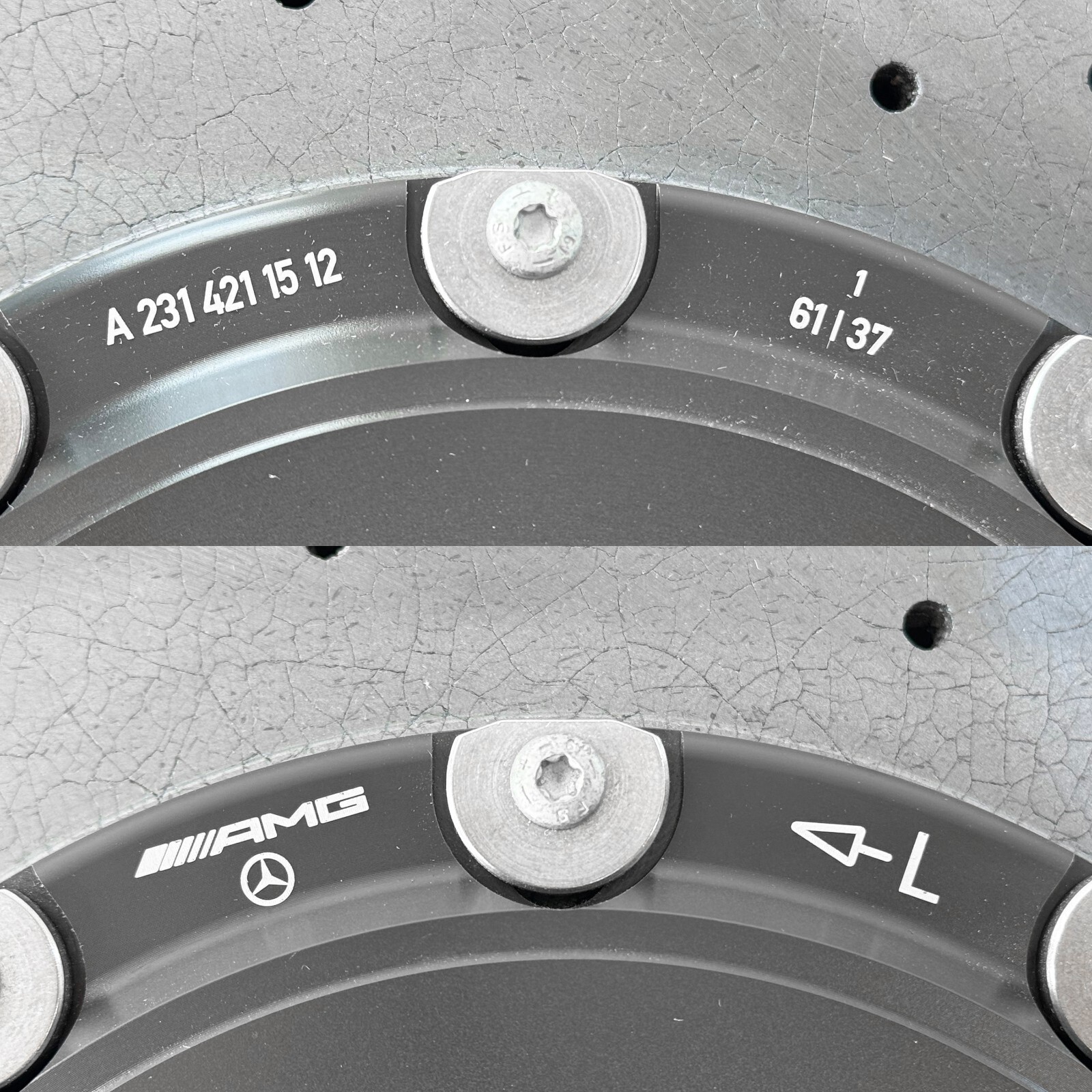 Mercedes AMG GT GT63s C63s E63s CLS63 Front Carbon Ceramic Brake Rotor SET OEM - Image 16
