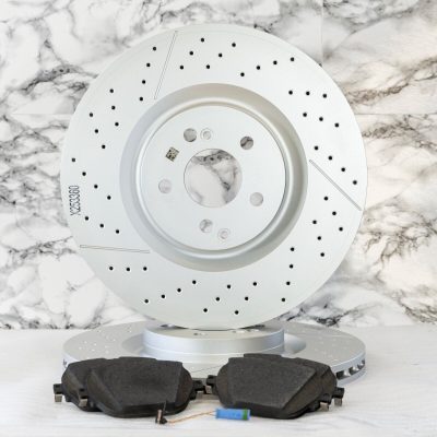 Mercedes GLC63 GLC63s AMG Rear Brake Disc Rotor & pad SET OEM Genuine 2018-2021