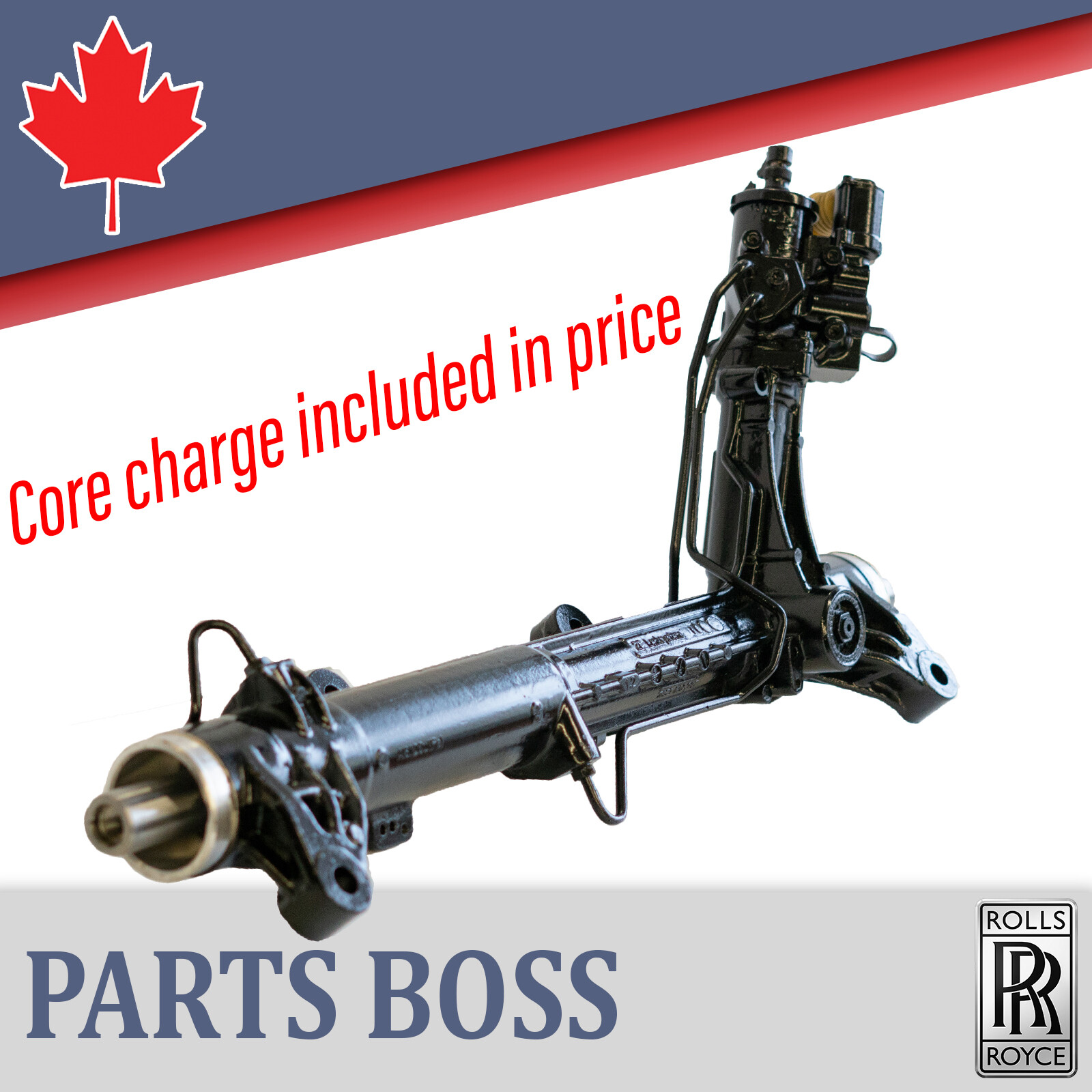 Rolls Royce Ghost Dawn 2009 - 2019 OEM Rebuilt Hydro Steering Rack and Pinion