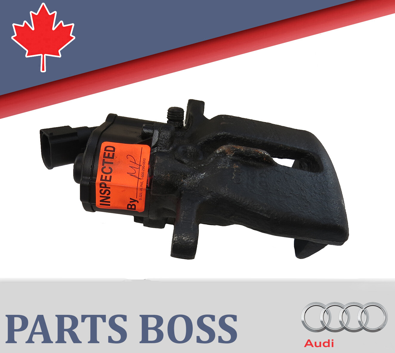 Audi A6 S6 2007-2011 OEM Brake Caliper with Parking Brake Actuator Rear Right
