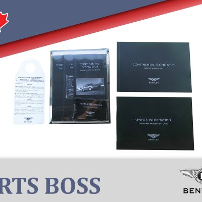 Bentley Continental Flying Spur 2005-2006 OEM Owners Manual