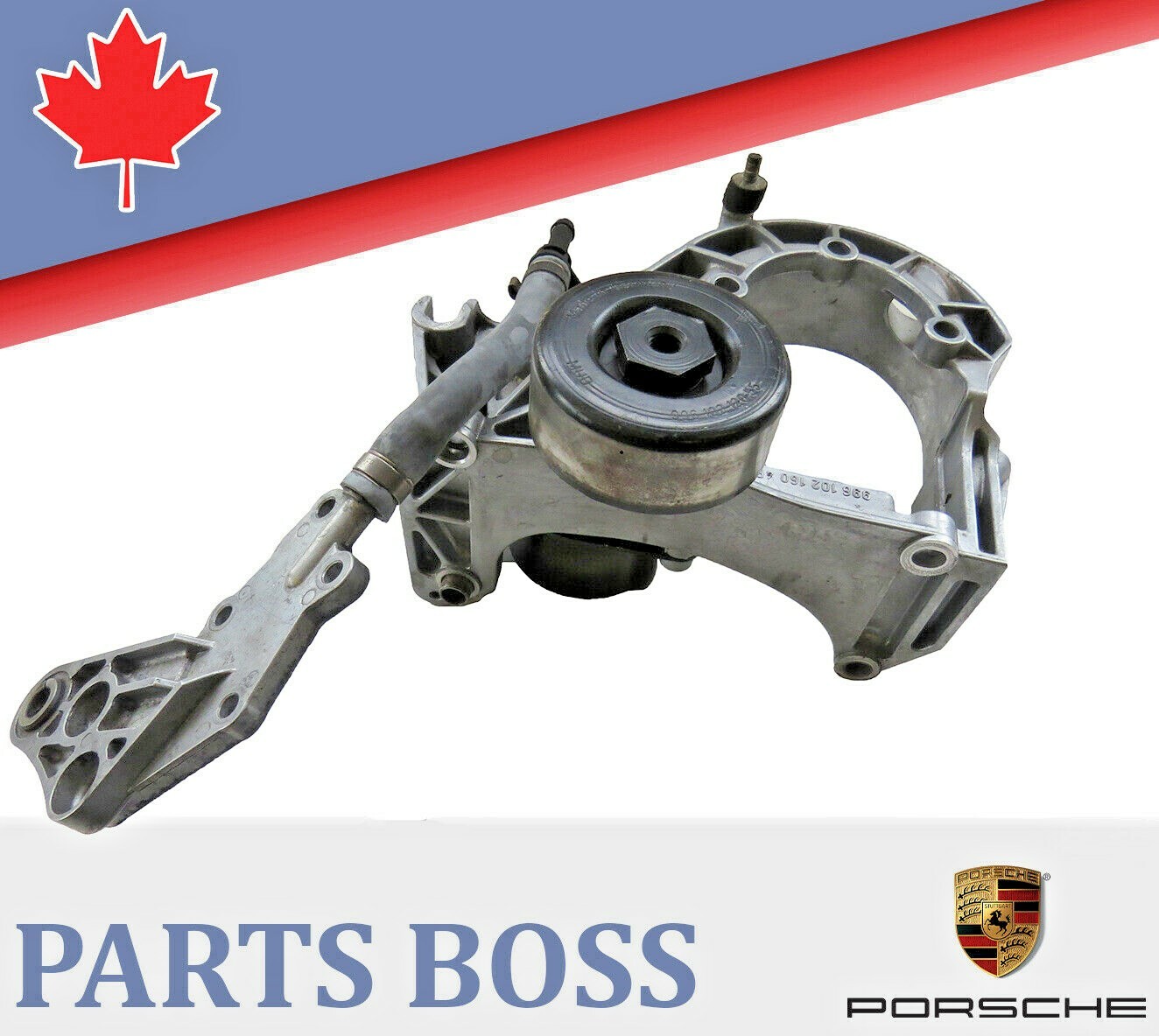 Porsche 911 2003-05 2006 2007 2008 OEM Power Steering Pump Bracket & Tensioner