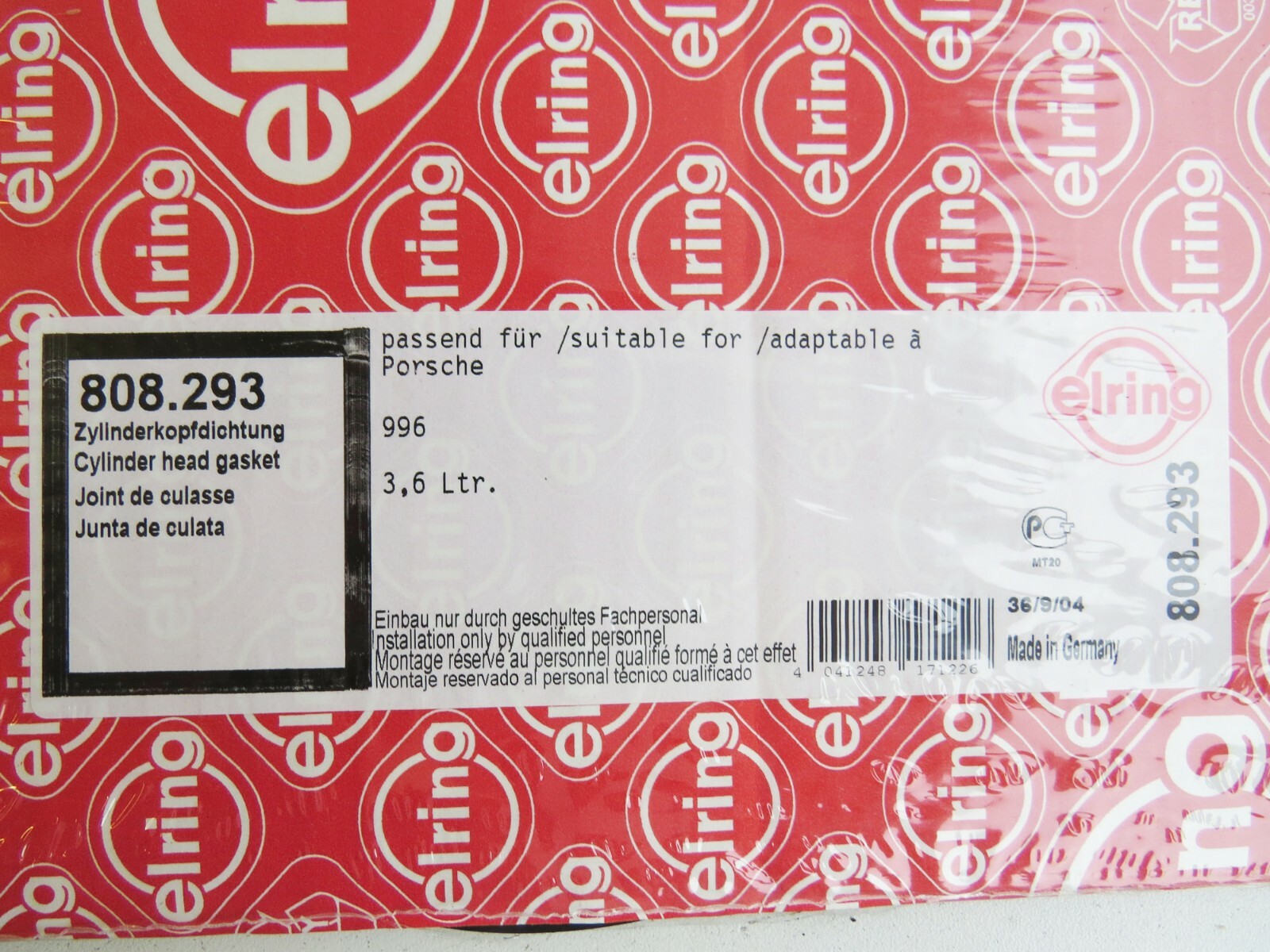 Porsche 911 Boxster Cayman 2002-2005 2006 2007 2008 OEM Cylinder Head Gasket Set - Image 6