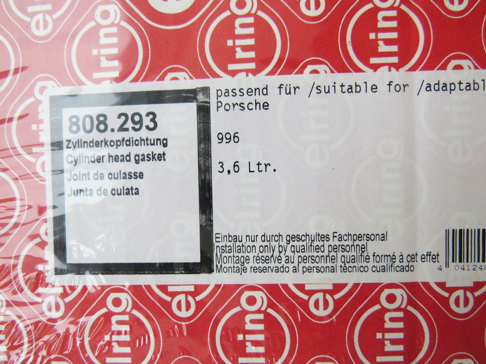 Porsche 911 Boxster Cayman 2002-2005 2006 2007 2008 OEM Cylinder Head Gasket Set - Image 8