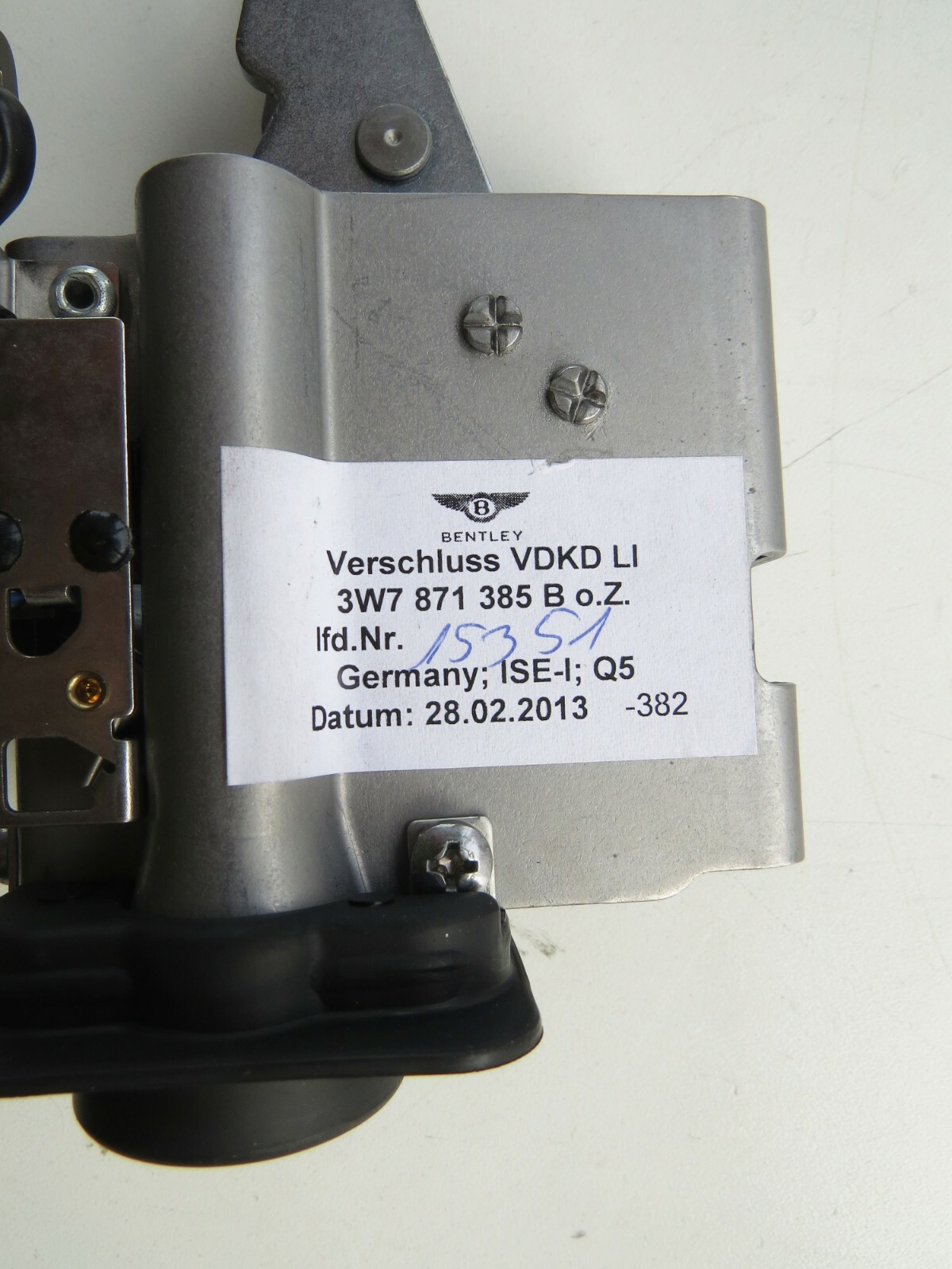 Bentley Continental 2006-2017OEM Convertible Right Roof Latch Mechanism Assembly - Image 7
