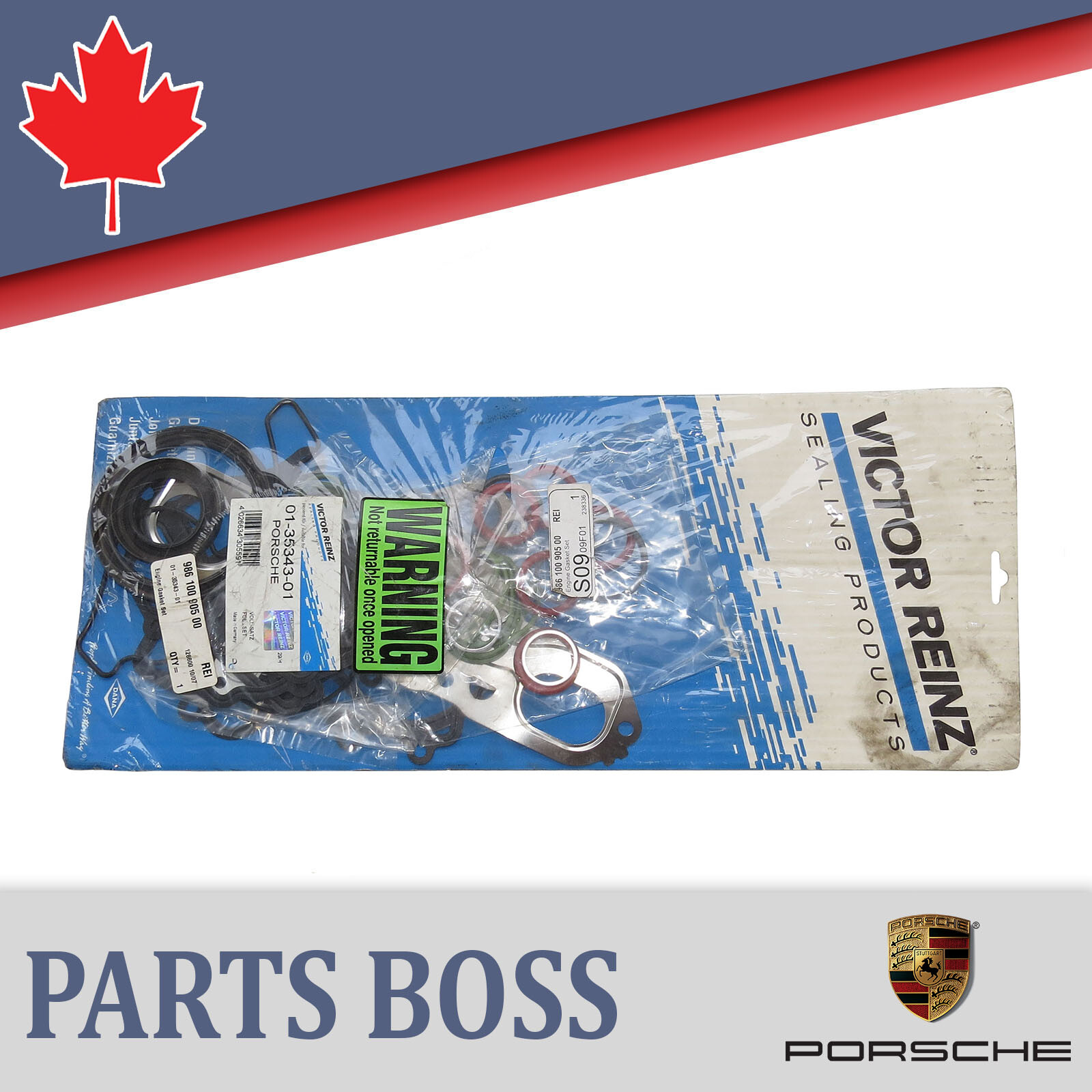 Porsche 911 Boxster 1999-2005 OEM Engine Gasket Set