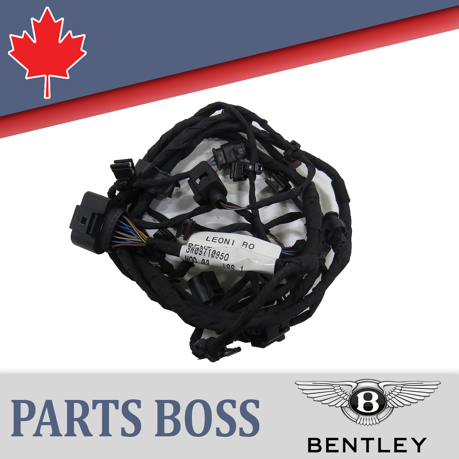 Bentley Continental Supersports 2009-2011 OEM NEW Wiring Harness Set for Bumper
