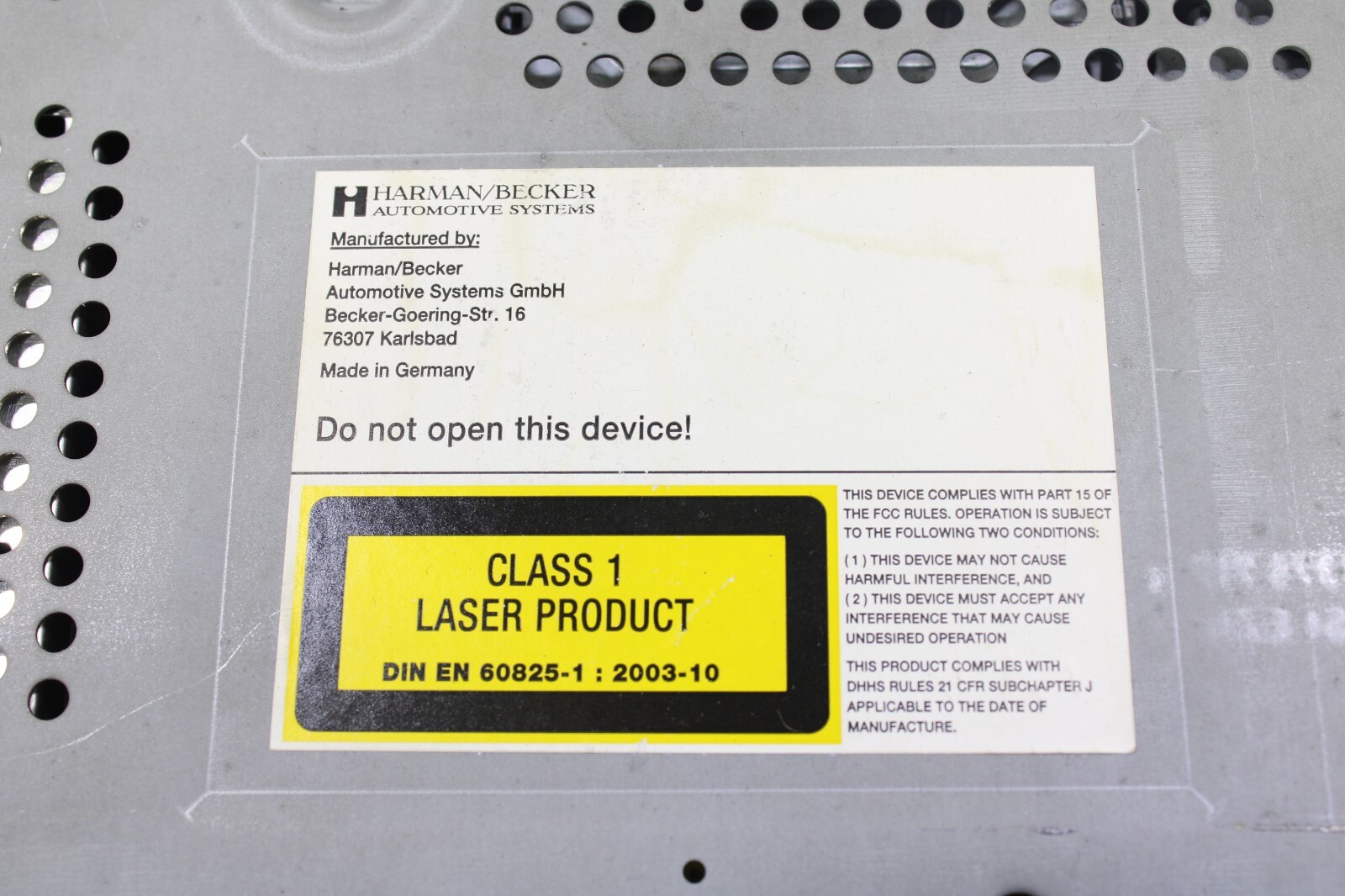 Porsche 911 987 997.1 2005-2010 OEM PCM 2.1 Radio Navigation System Model BE6692 – Image 10