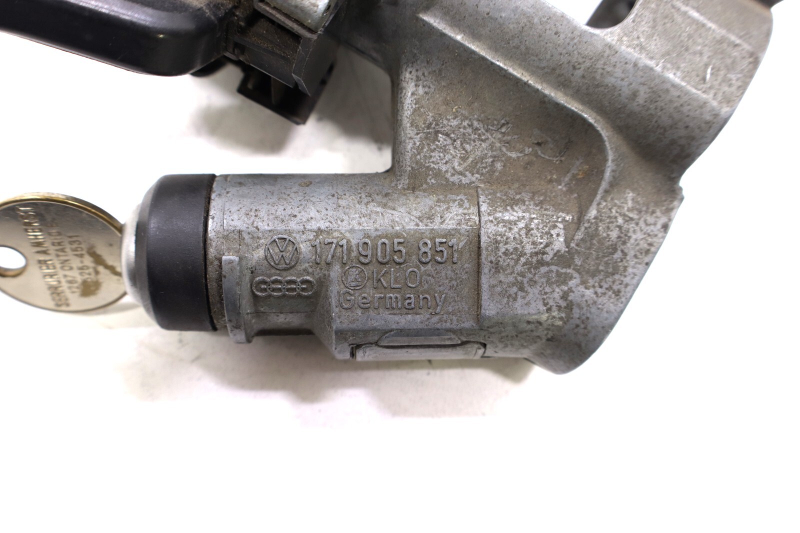 Volkswagen Audi 1978-1993 OEM Ignition Lock W/ Steering Combination Switch - Image 9