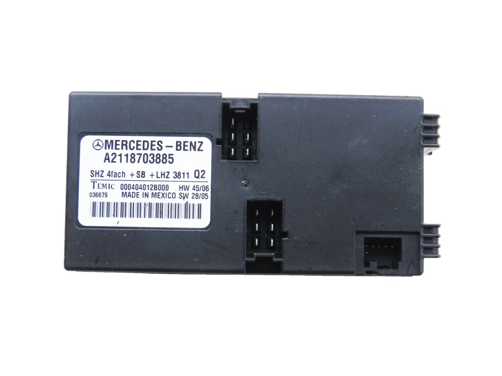 Mercedes GL350 GL450 R320 R350 R63 2007-2012 OEM Heated Seat Control Module Rear – Image 2