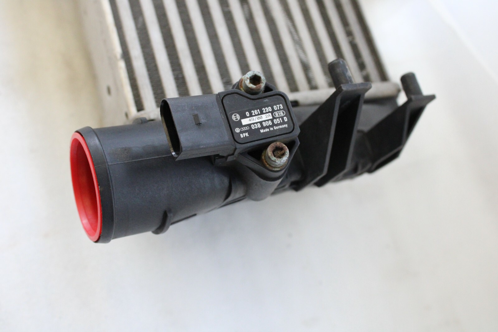 Audi A4 2002 2003 2004 2005 2006 OEM Turbo Intercooler w/Pressure Sensor - Image 7