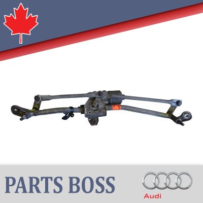 Audi 2002-2008 OEM Windshield Wiper Linkage w/Motor 8E1955603D; 8E1955119