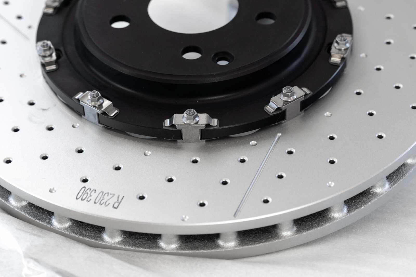 Mercedes AMG GT63s C63s E63s GLC63s Front Brake Rotor & pad SET OEM 2 piece - Image 7