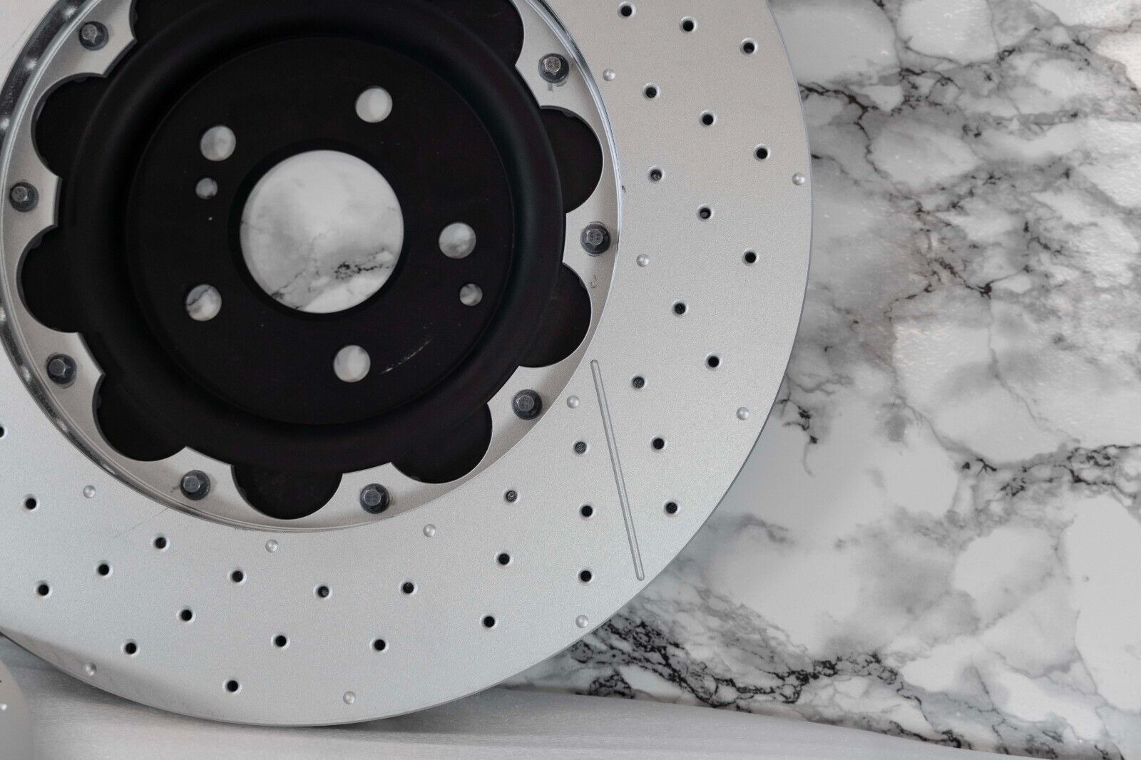 Mercedes AMG GT63s C63s E63s GLC63s Front Brake Rotor & pad SET OEM 2 piece - Image 11