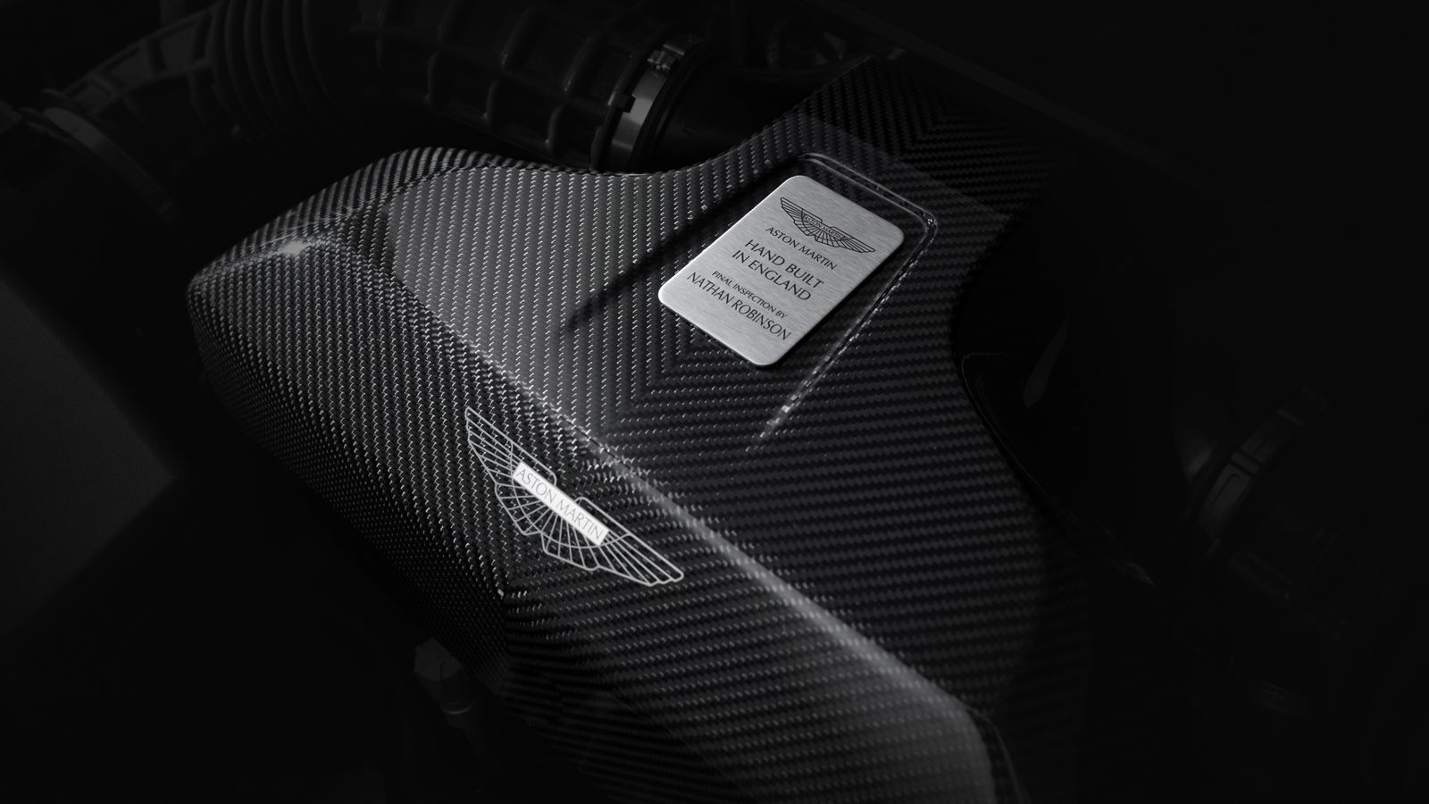 Aston Martin Vantage Carbon Fiber Engine bay underbonnet pack OEM 2019 2020 2021