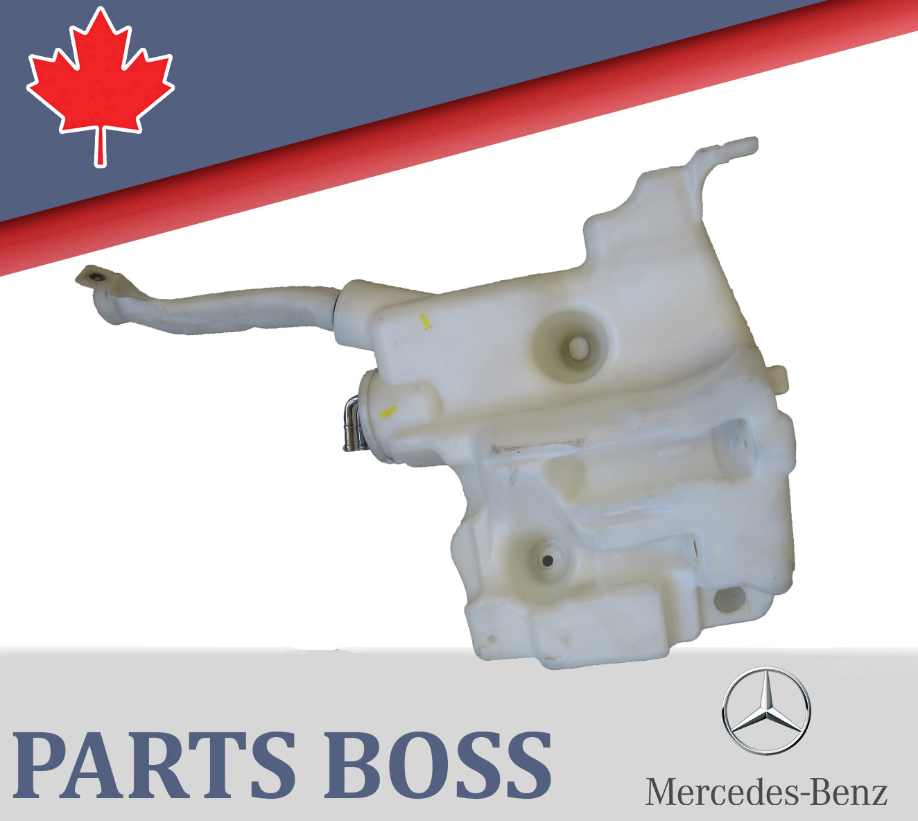 Mercedes-Benz 2006-13 OEM Windshield Washer Fluid Tank Reservoir 1648690520