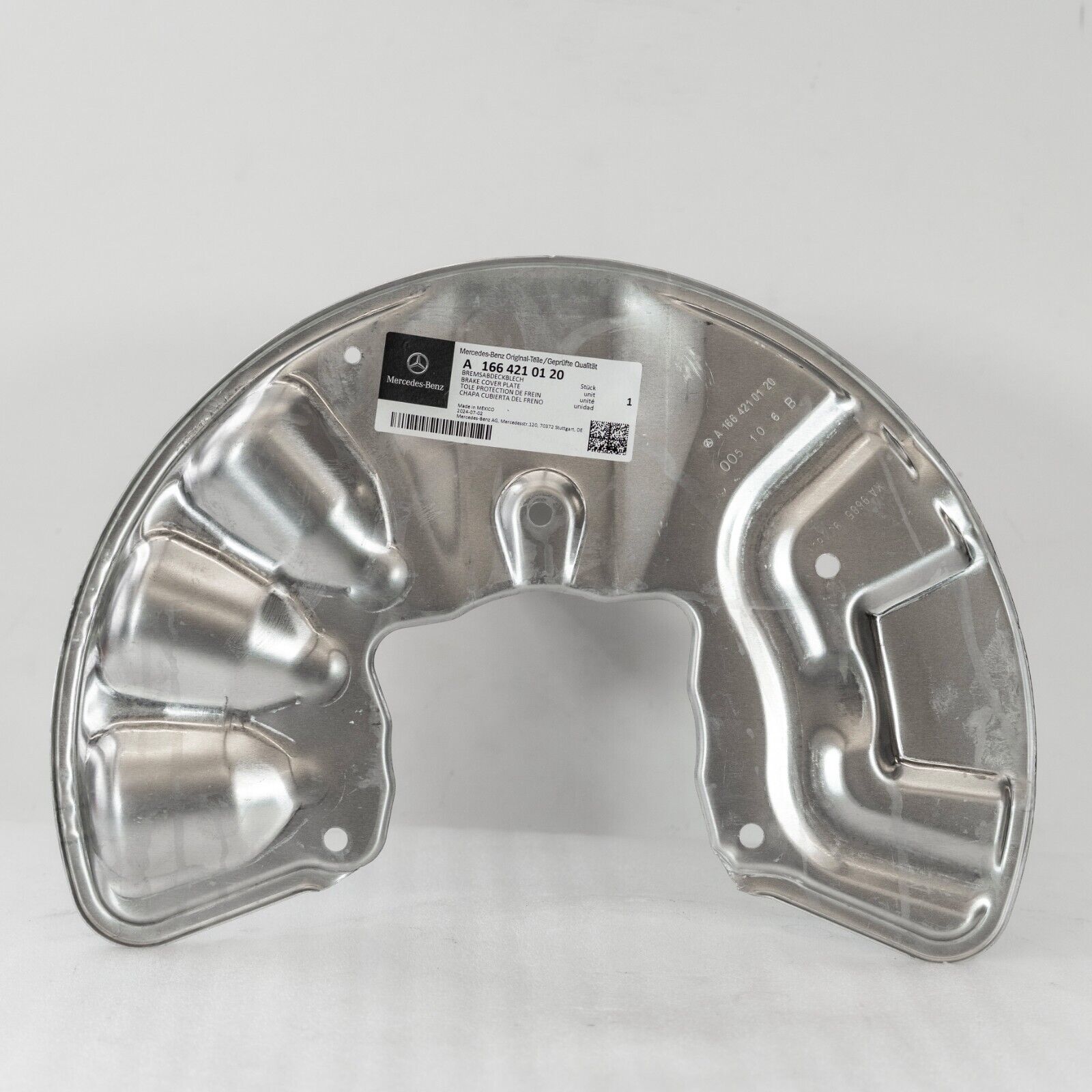 Mercedes GL350 GLE43 ML350 AMG Front LEFT Brake dust plate shield OEM 2013-2019 – Image 2