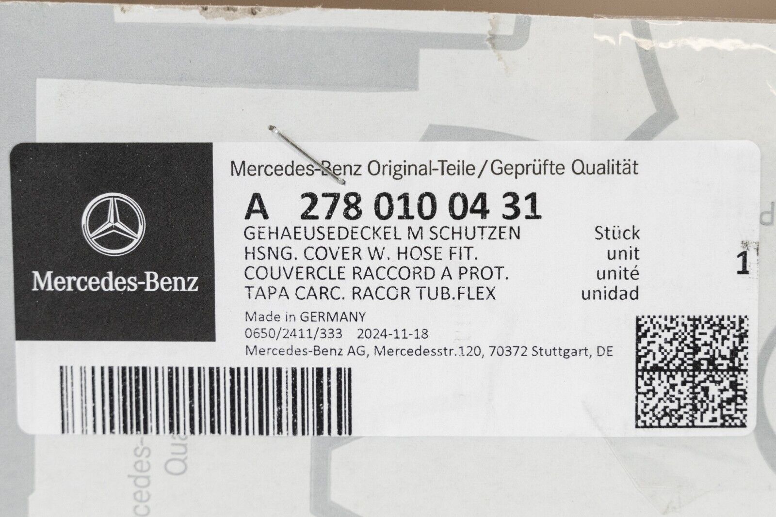 Mercedes CLS550 E550 E63 ML63 AMG M278 M157 Engine Vent Valve Oil Separator OEM - Image 8