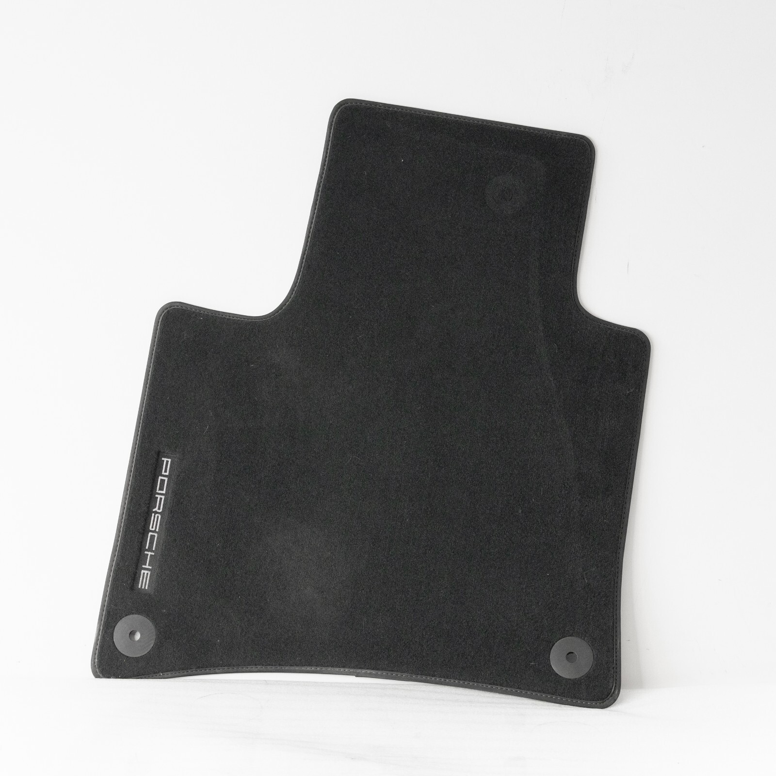 Porsche Cayenne 2010-2015 OEM Front Carpet Floor Mats Set Porsche Trademark – Image 2