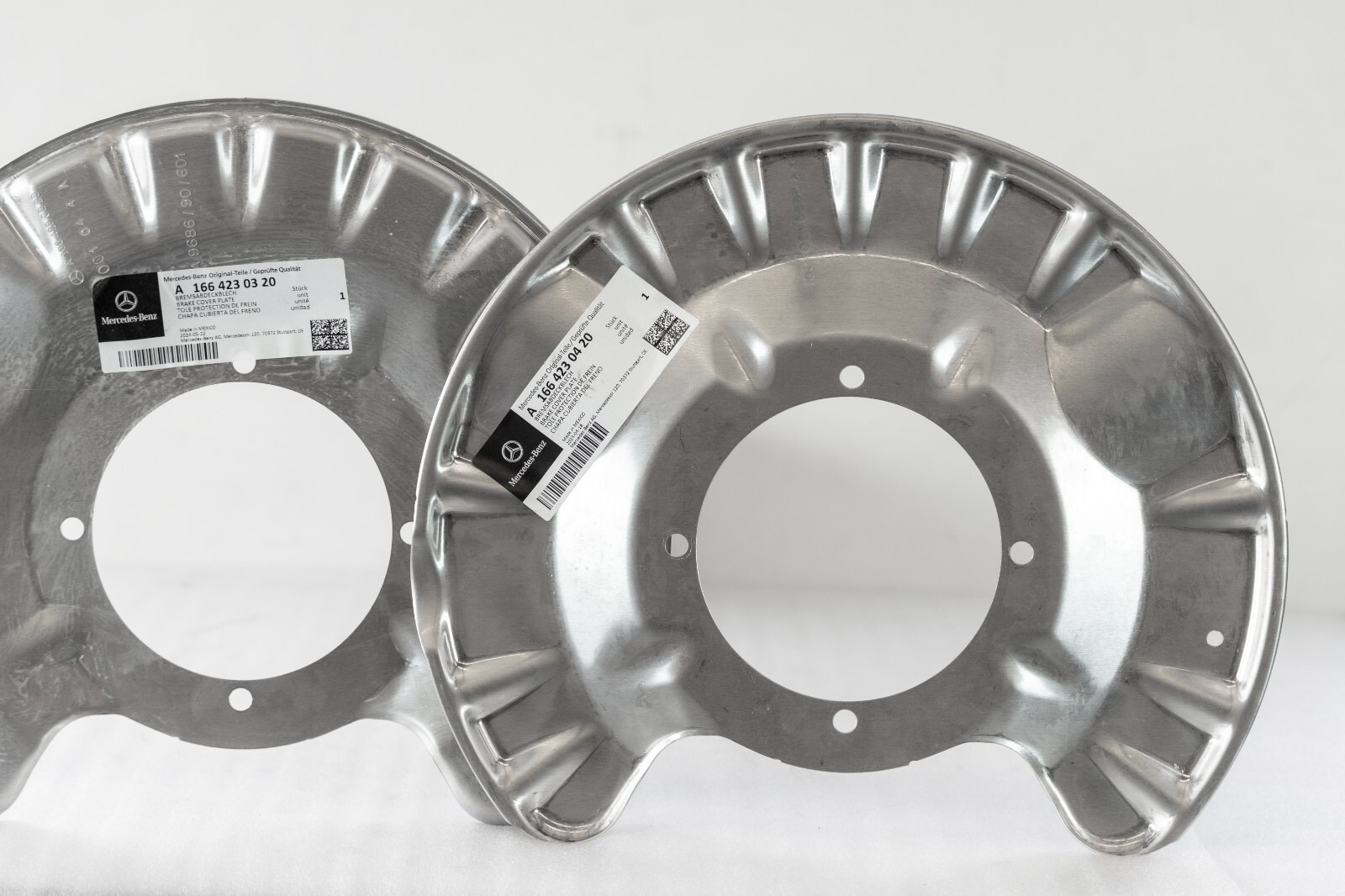 Mercedes GL350 GLE43 ML350 GLE63 AMG Rear Brake dust plate shields OEM 2013-2019 - Image 3