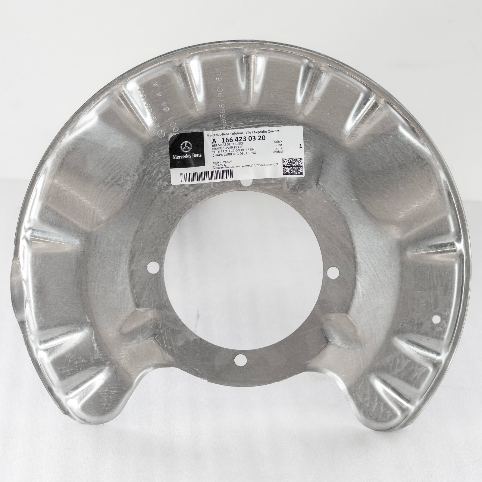 Mercedes GL350 GLE43 ML350 GLE63 AMG Rear Brake dust plate shields OEM 2013-2019 - Image 5