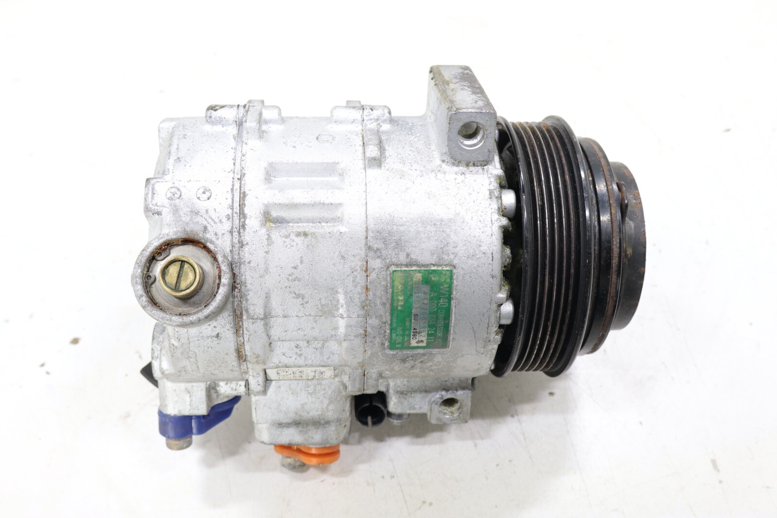 Mercedes W140 1996-2004 OEM A/C Air Conditioning Compressor w/Clutch - Image 16