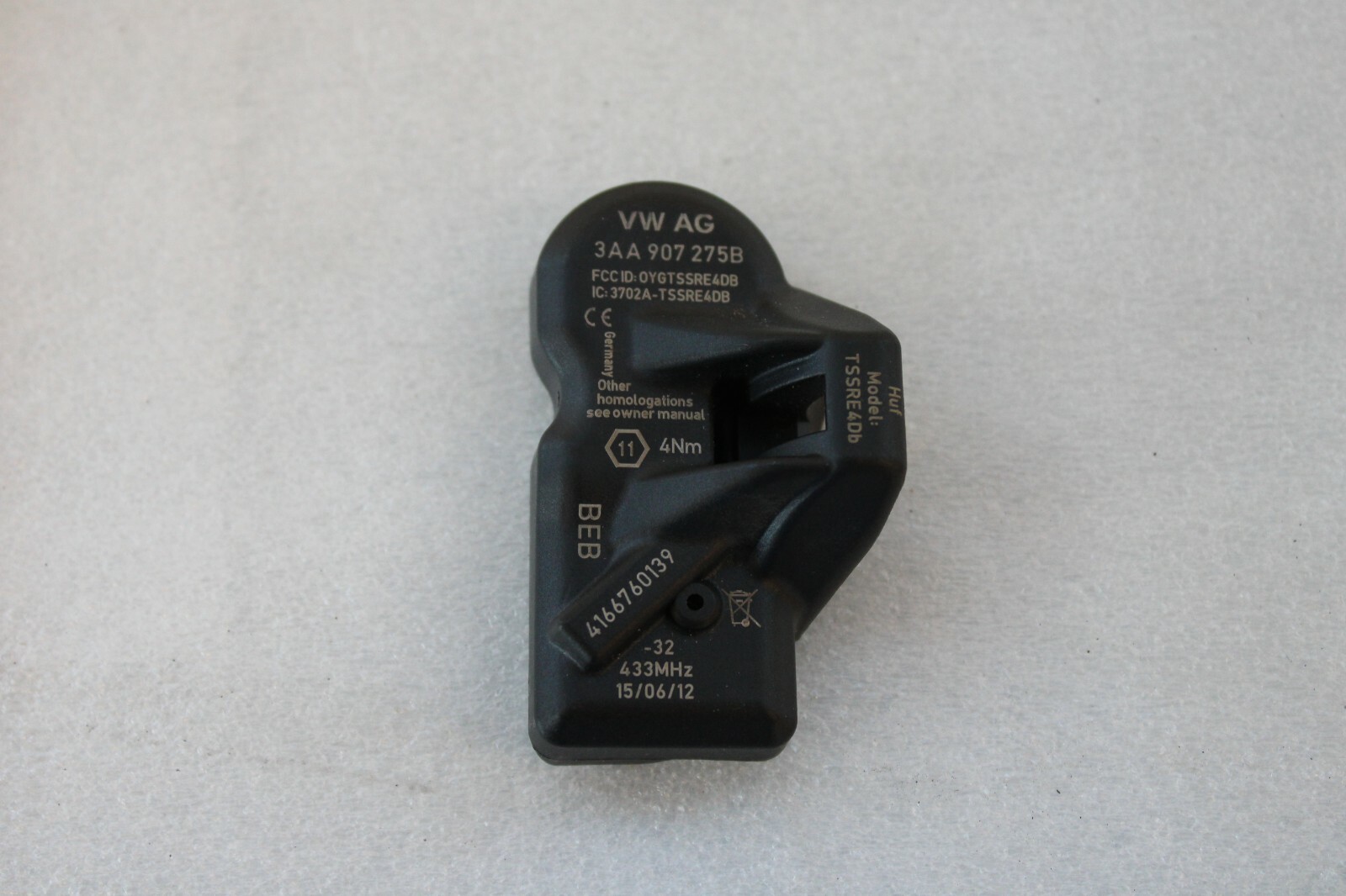 Volkswagen CC Tiguan 2011 2012 2013 2014 2015 2016 2017 2018 OEM New TPMS Sensor – Image 3